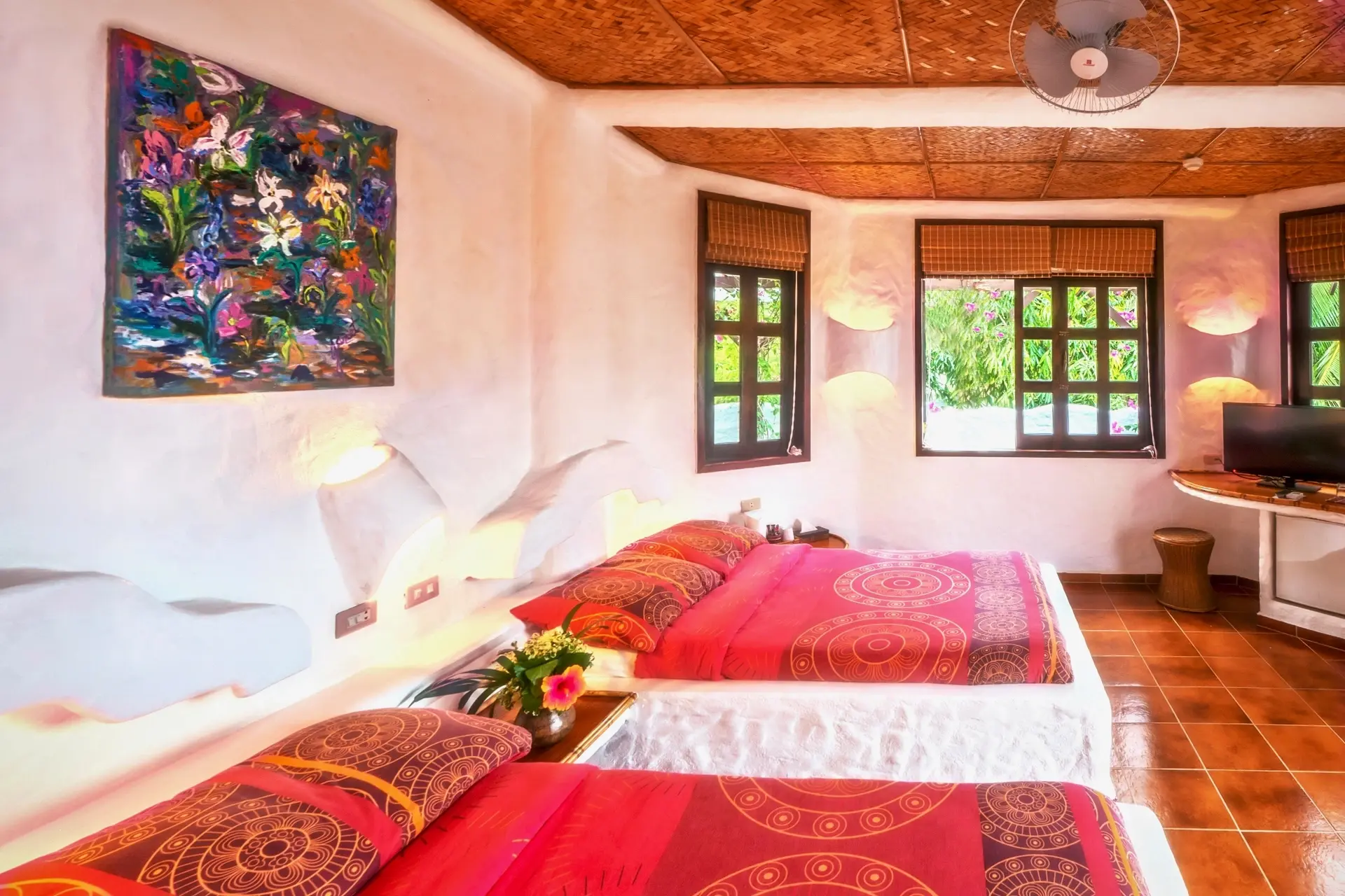 Terrace room at Atlantis Dive Resort in Puerto Galera, the Philippines