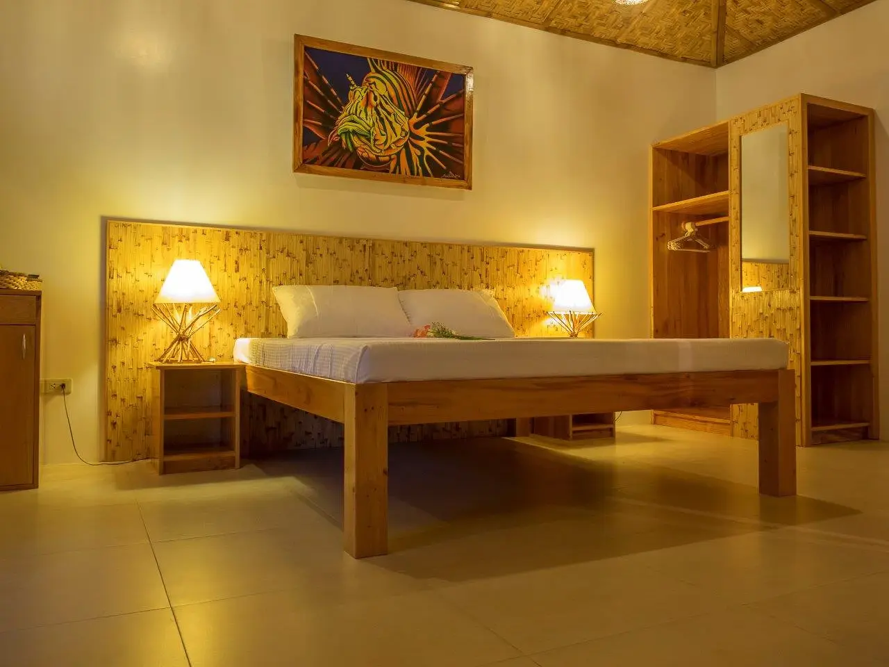 Bedroom at Magic Oceans Resort in Bohol, the Philippines