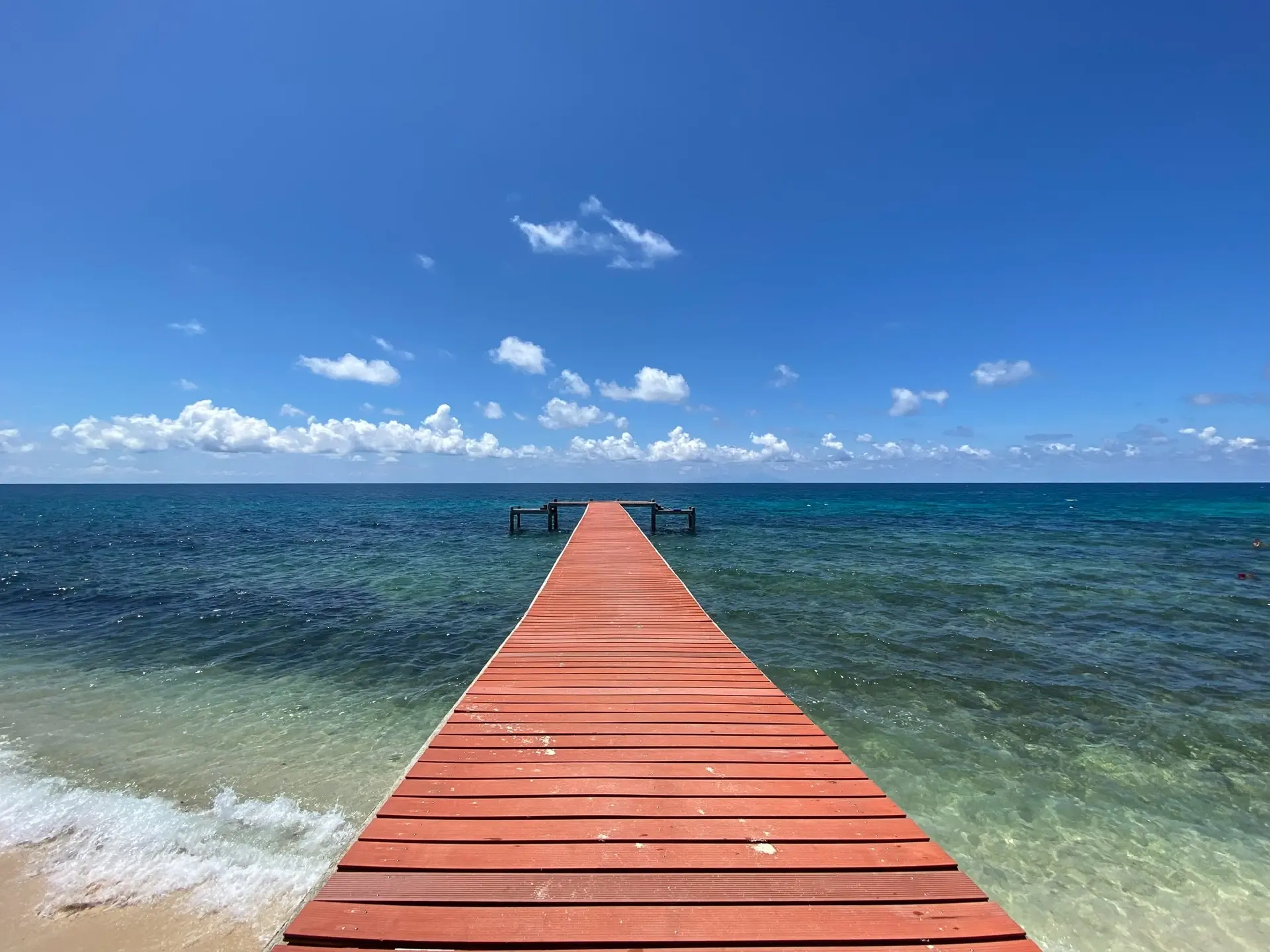 Jetty at Magic Oceans Resort in Bohol, the Philippines