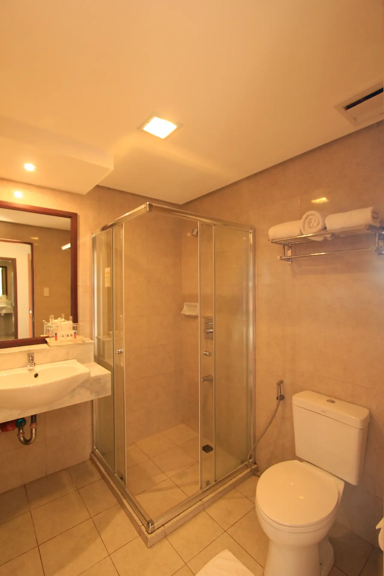 Bathroom at Westown Lagoon in Coron, the Philippines