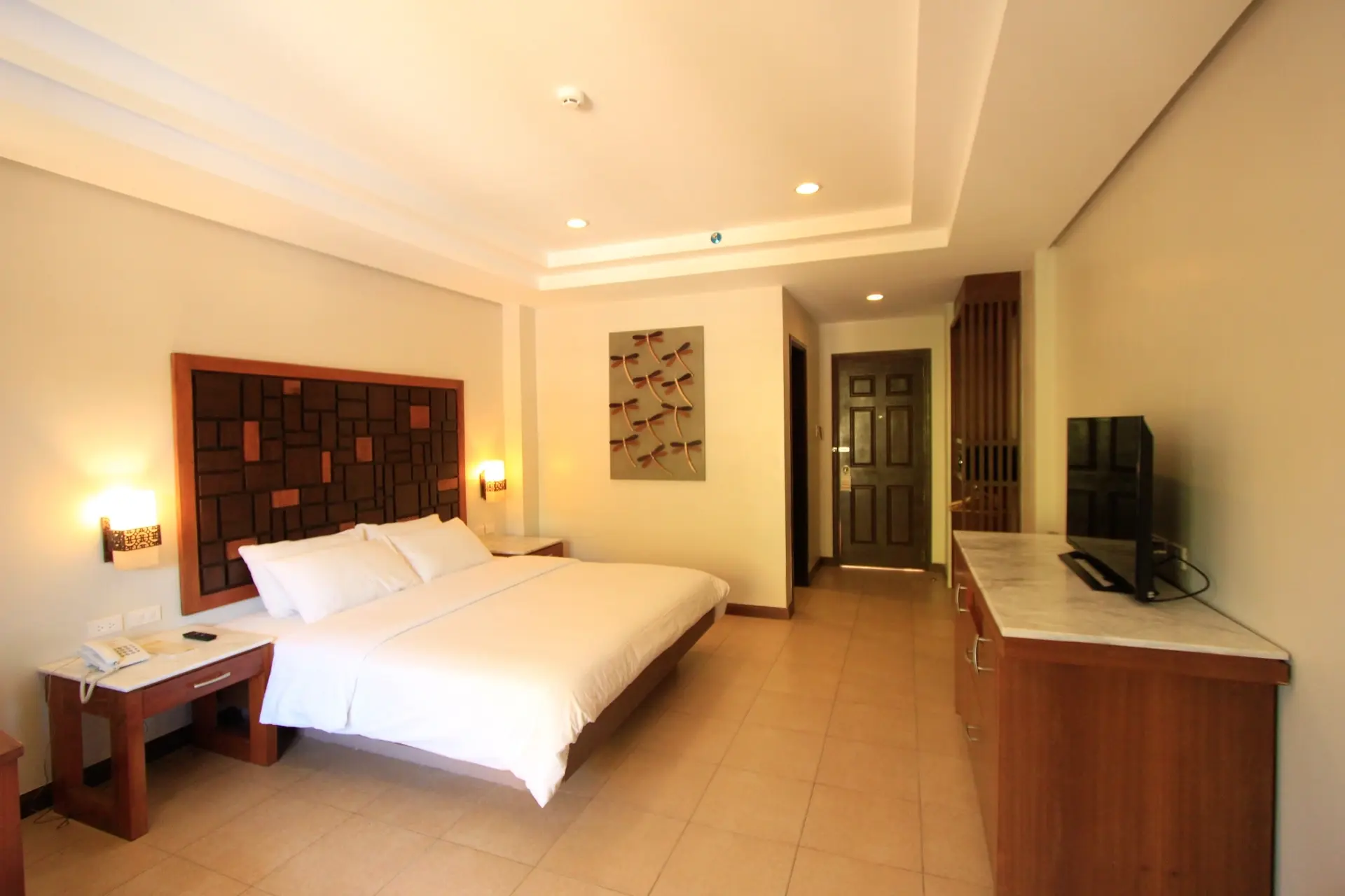 Bedroom at Westown Lagoon in Coron, the Philippines