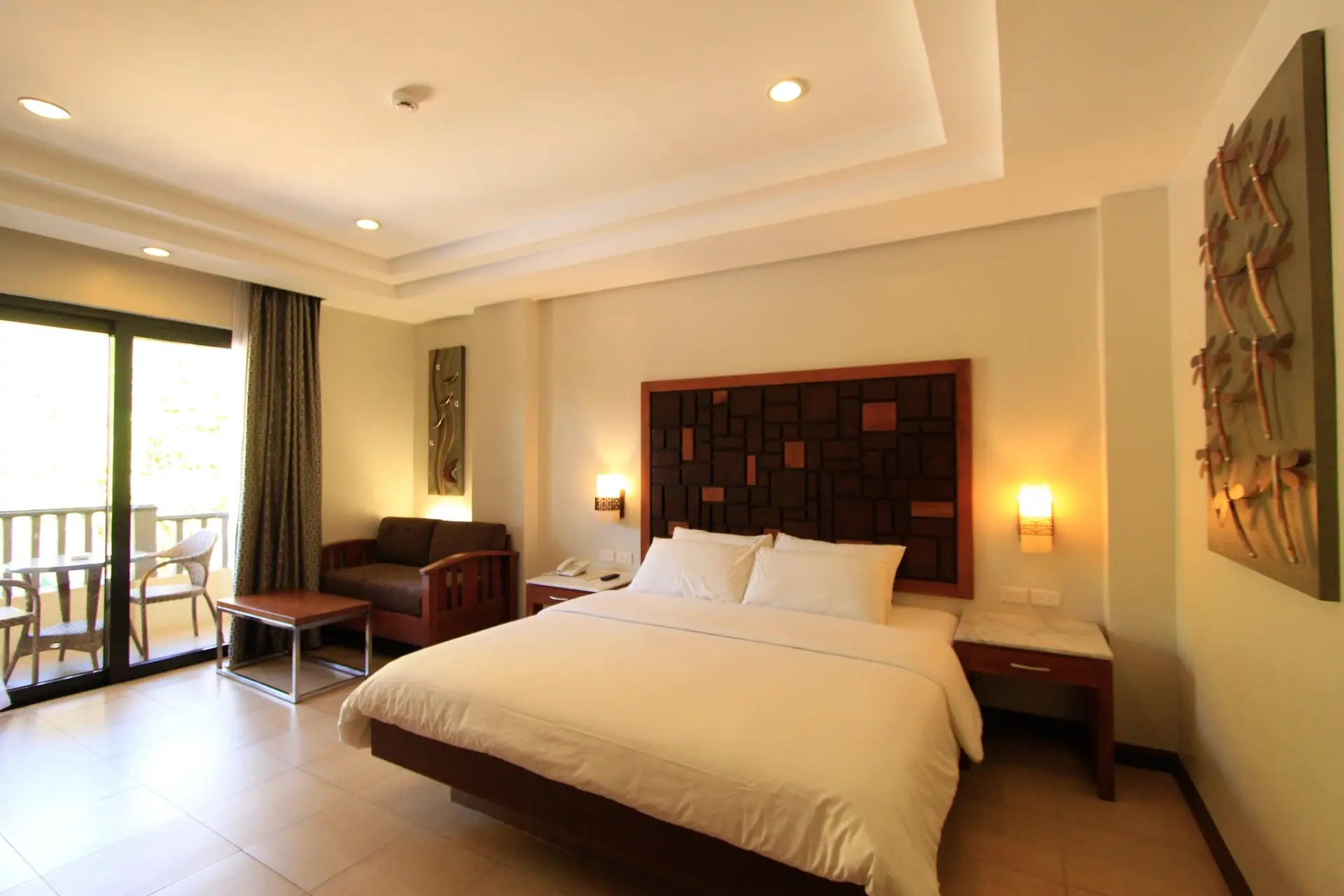 Bedroom at Westown Lagoon in Coron, the Philippines