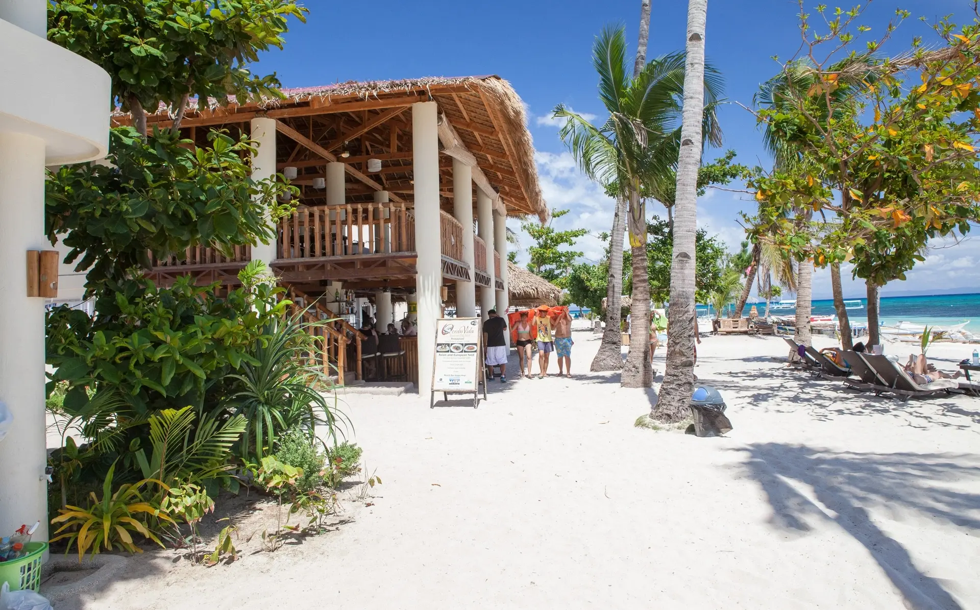 Beach at Ocean Vida Resort in Malapascua, the Philippines