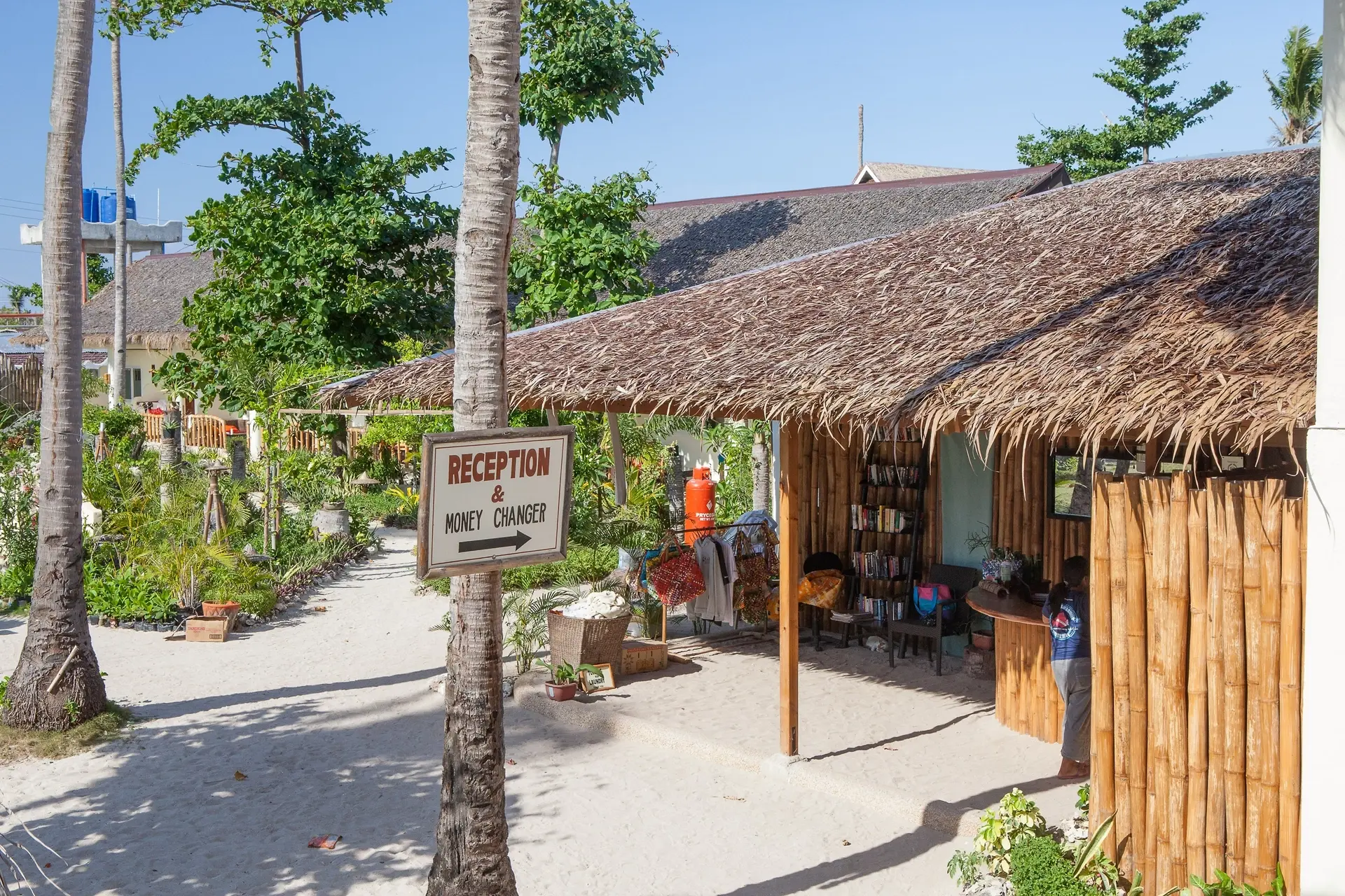 Reception to the Sea Explorers dive centre at Ocean Vida Resort in Malapascua, the Philippines