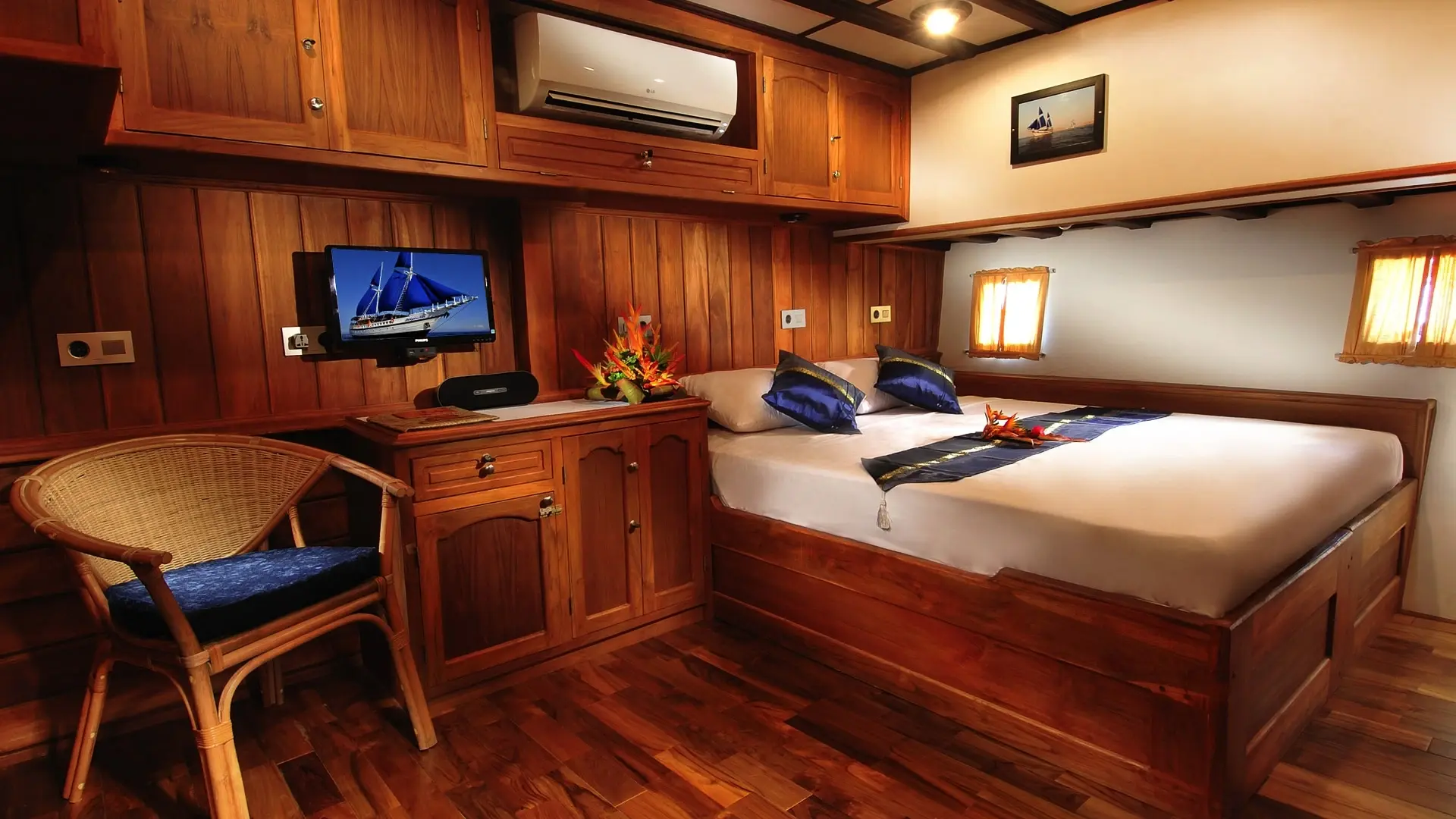 View of a cabin on Philippine Siren.