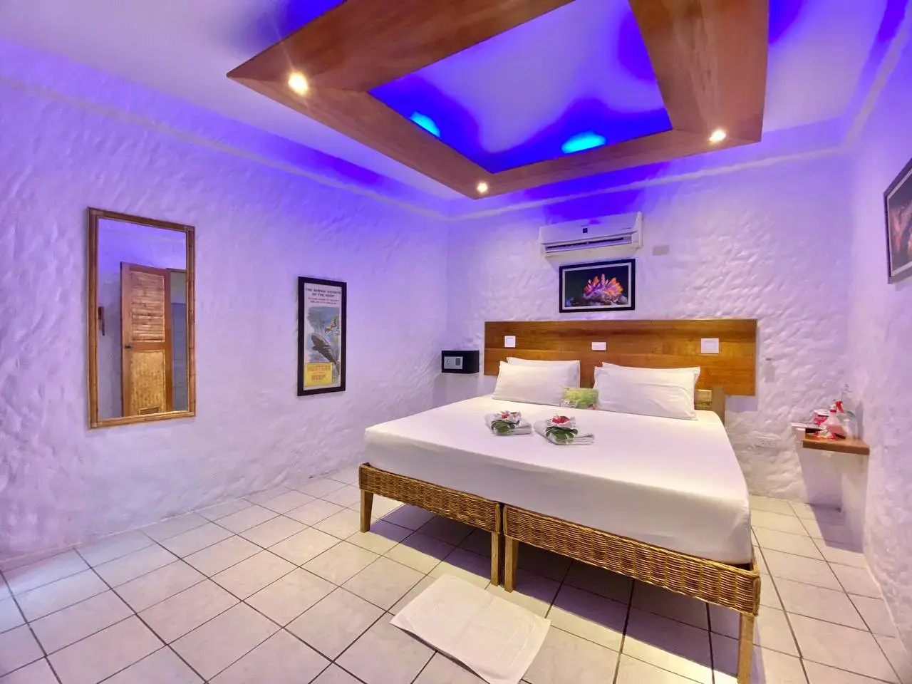 Poolside room at Scandi Divers Resort, Philippines