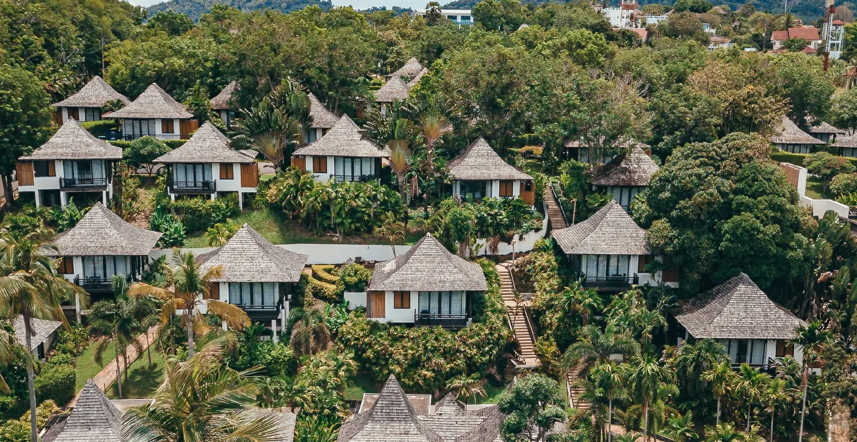 Deluxe seaview villa at The Vijitt Resort in Phuket, Thailand