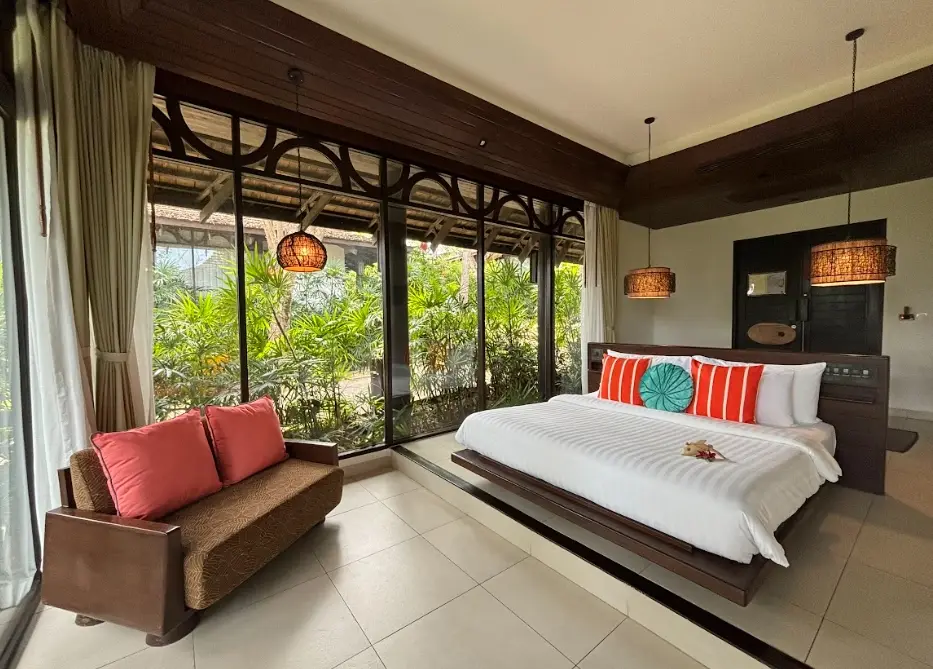 Deluxe villa with garden view at The Vijitt Resort in Phuket, Thailand