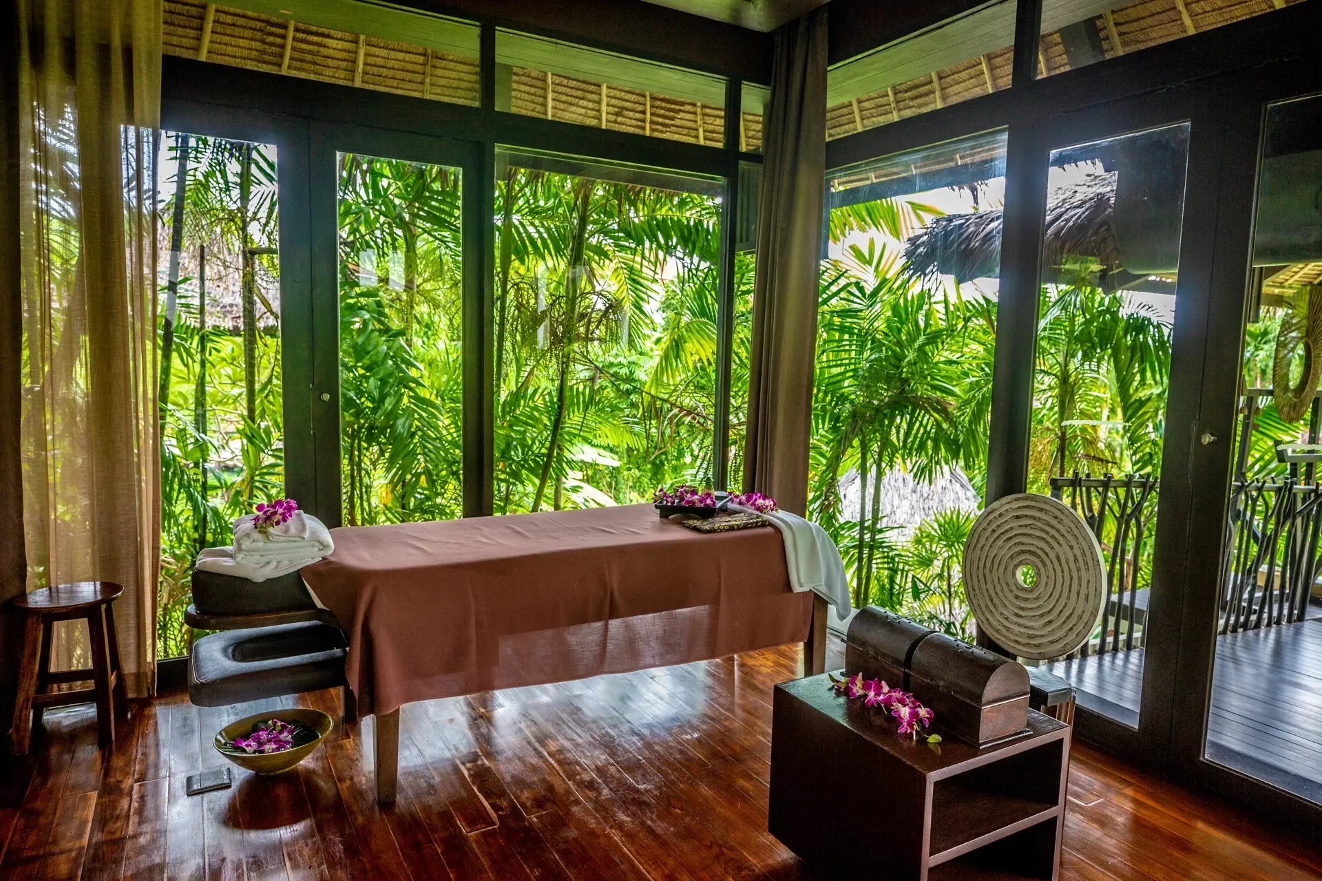 The V Spa treatment room at The Vijitt Resort in Phuket, Thailand