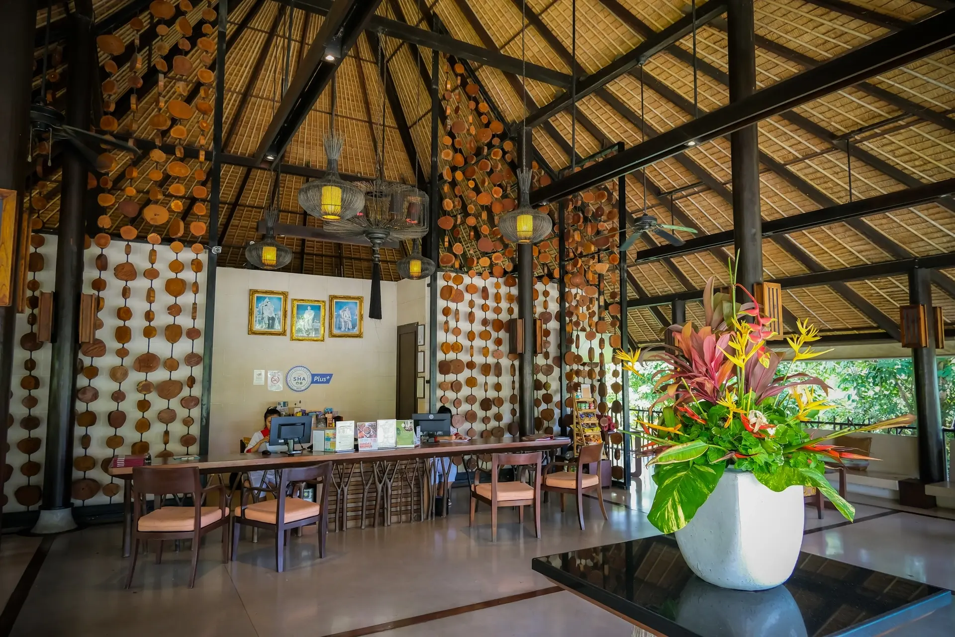 Lobby at The Vijitt Resort in Phuket, Thailand