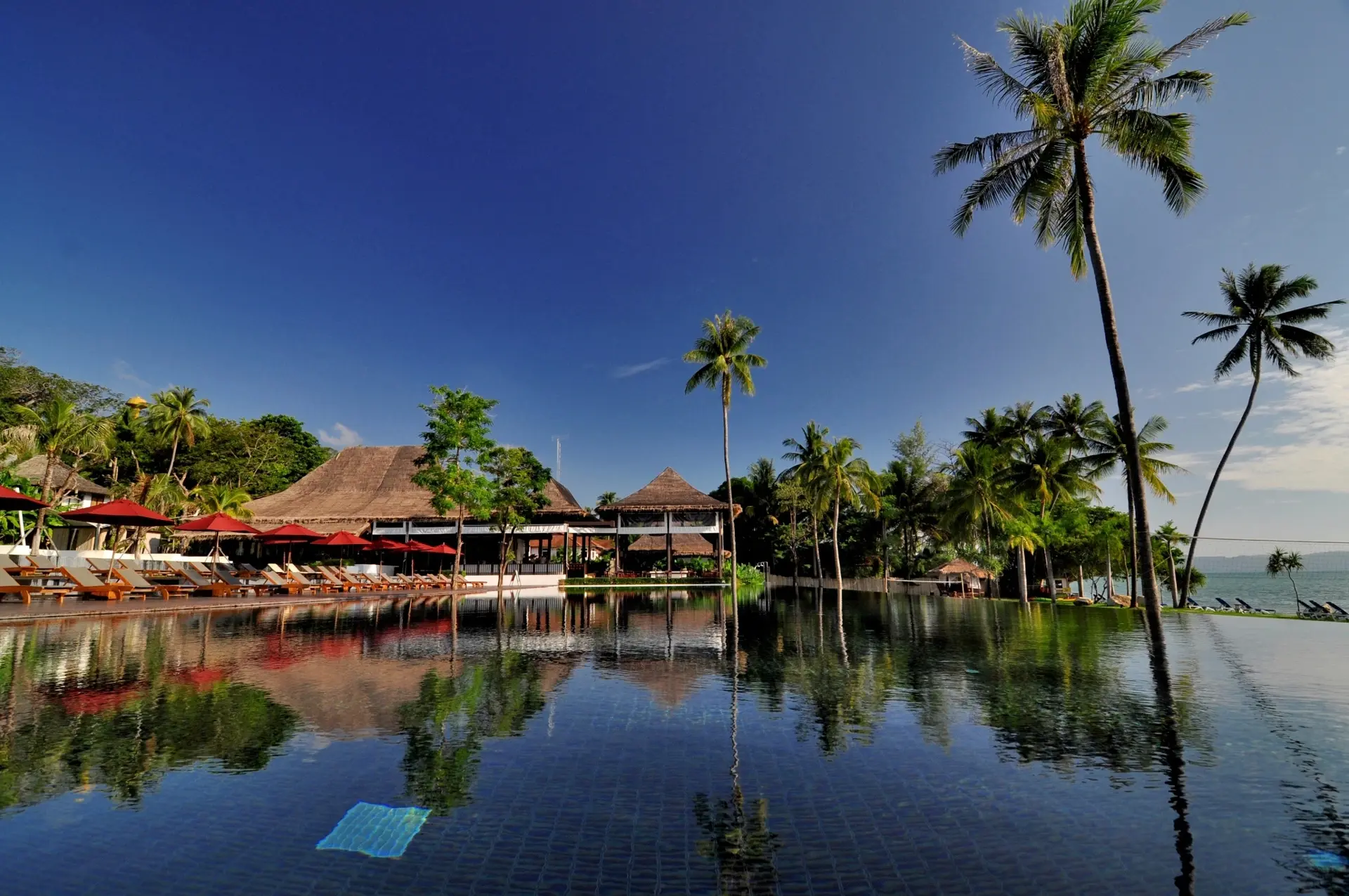 Swimming pool at The Vijitt Resort in Phuket, Thailand