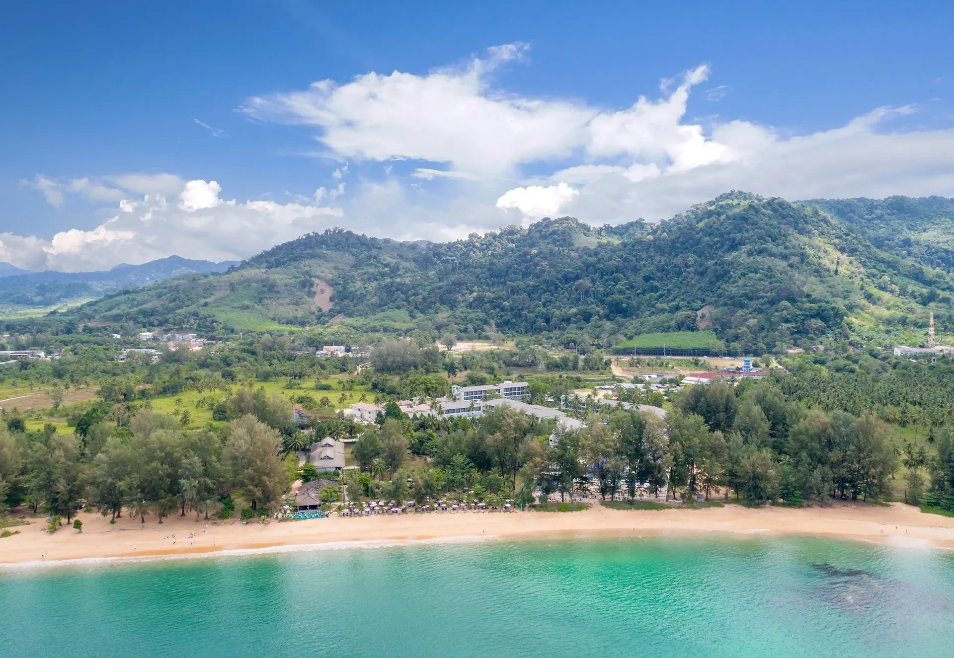 Aerial of X10 Resort in Khao Lak, Thailand