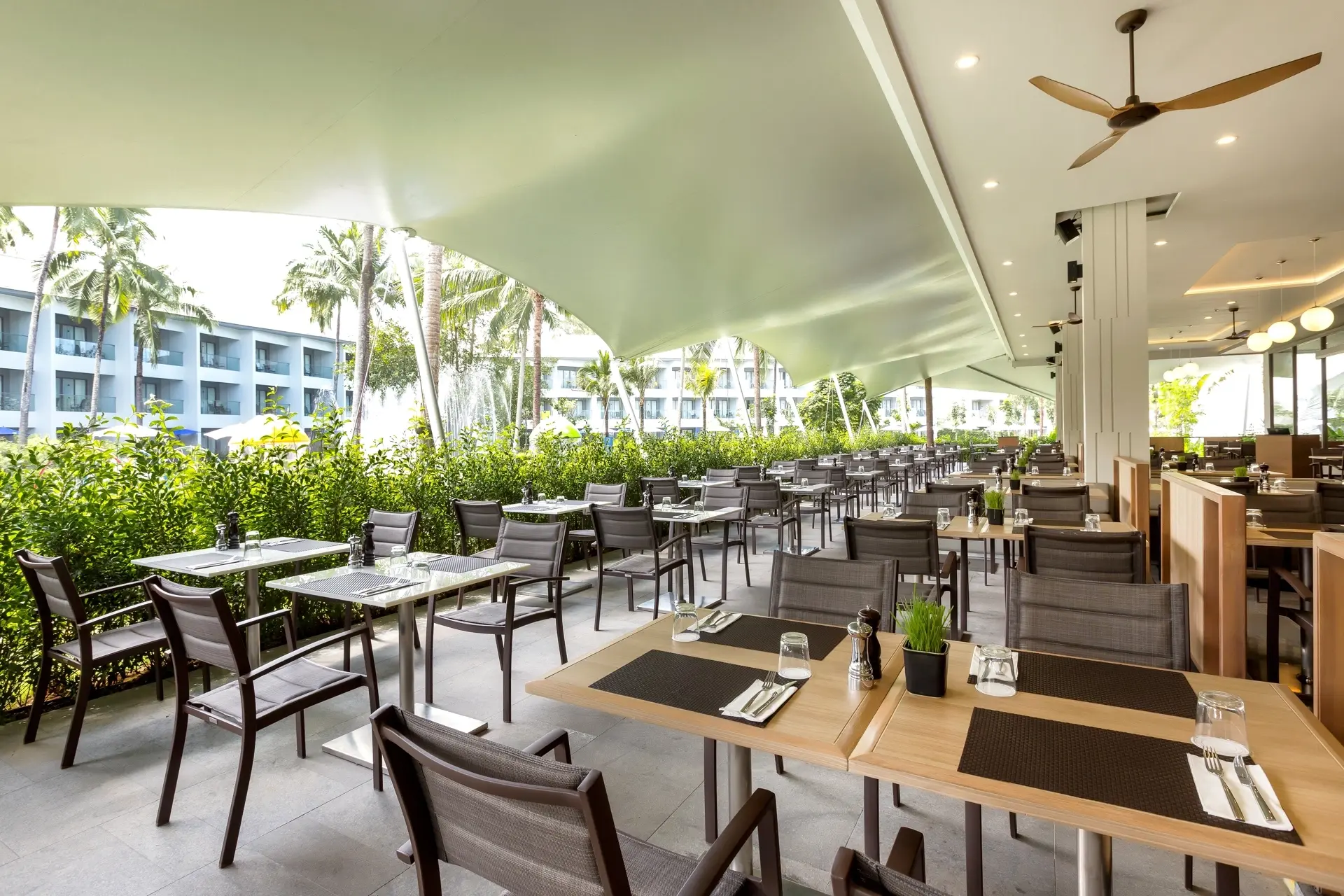 Restaurant at X10 Resort in Khao Lak, Thailand