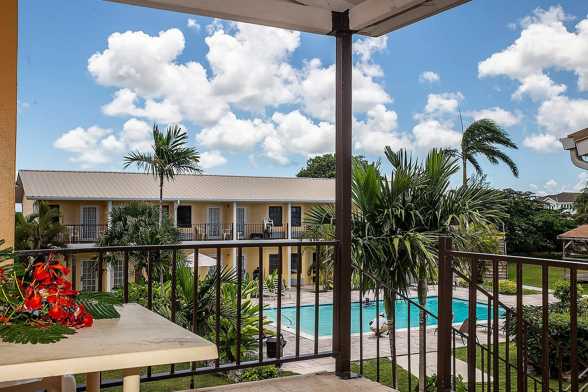 Swimming pool at Orange Hill Inn in Nassau, the Bahamas