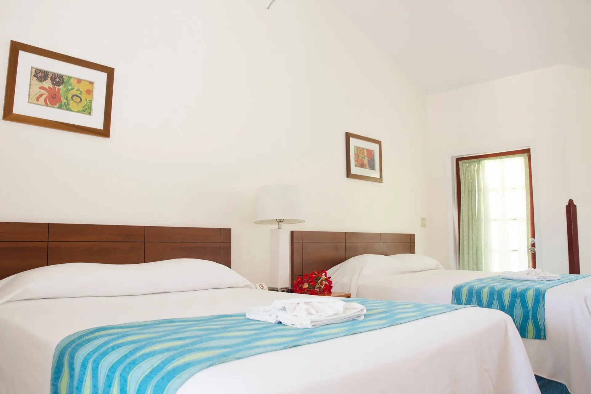 Poolside bedroom at Orange Hill Inn in Nassau, the Bahamas