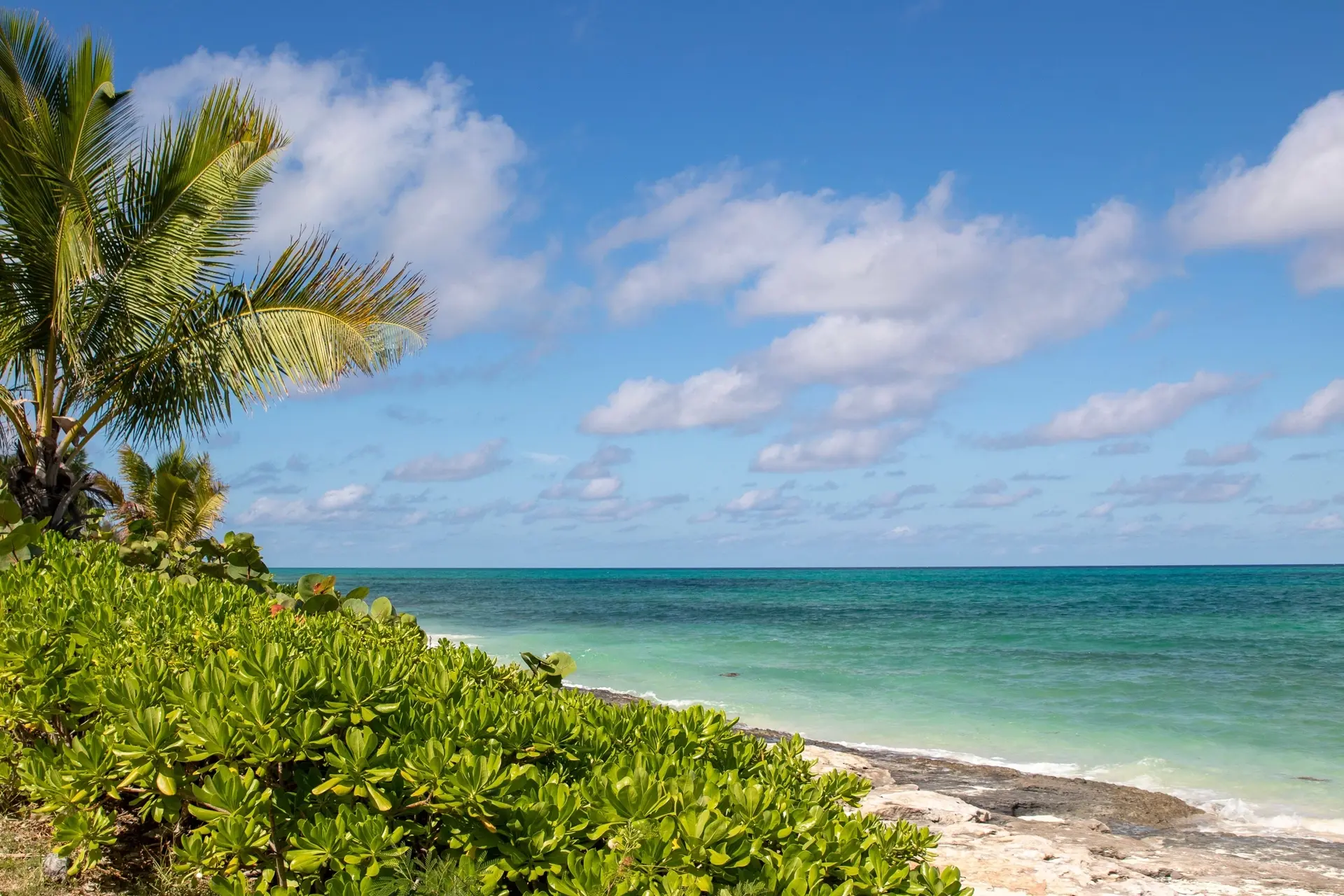 Beach near Orange Hill Inn in Nassau, the Bahamas