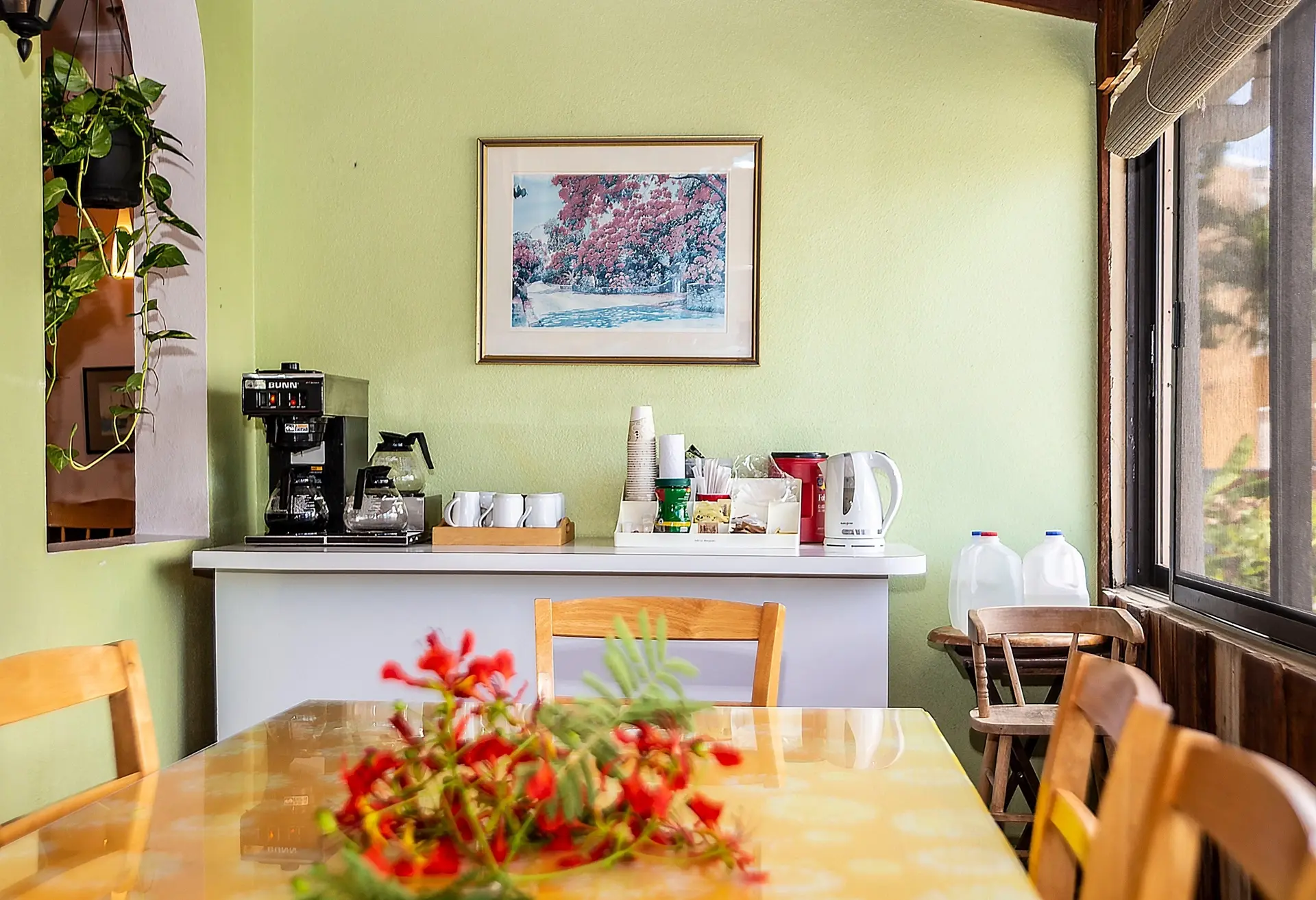 Kitchenette at Orange Hill Inn in Nassau, the Bahamas