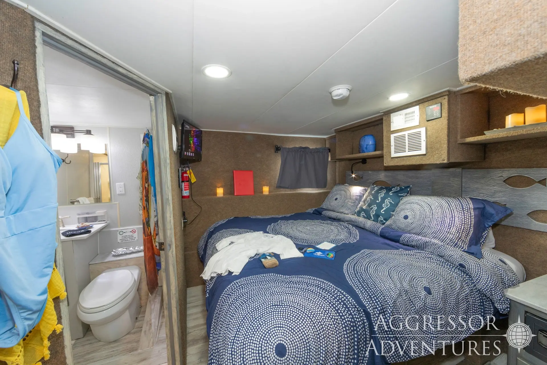 Deluxe double twin flexi-cabin on Bahamas Aggressor II, Bahamas