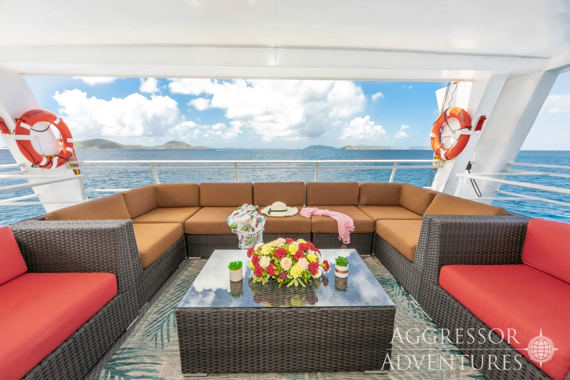 Lounge on Bahamas Aggressor II, Bahamas
