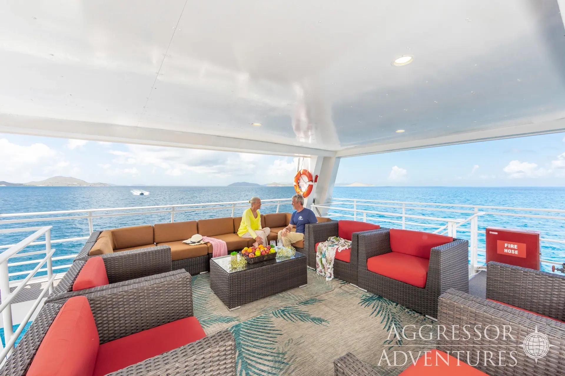 Lounge on Bahamas Aggressor II, Bahamas