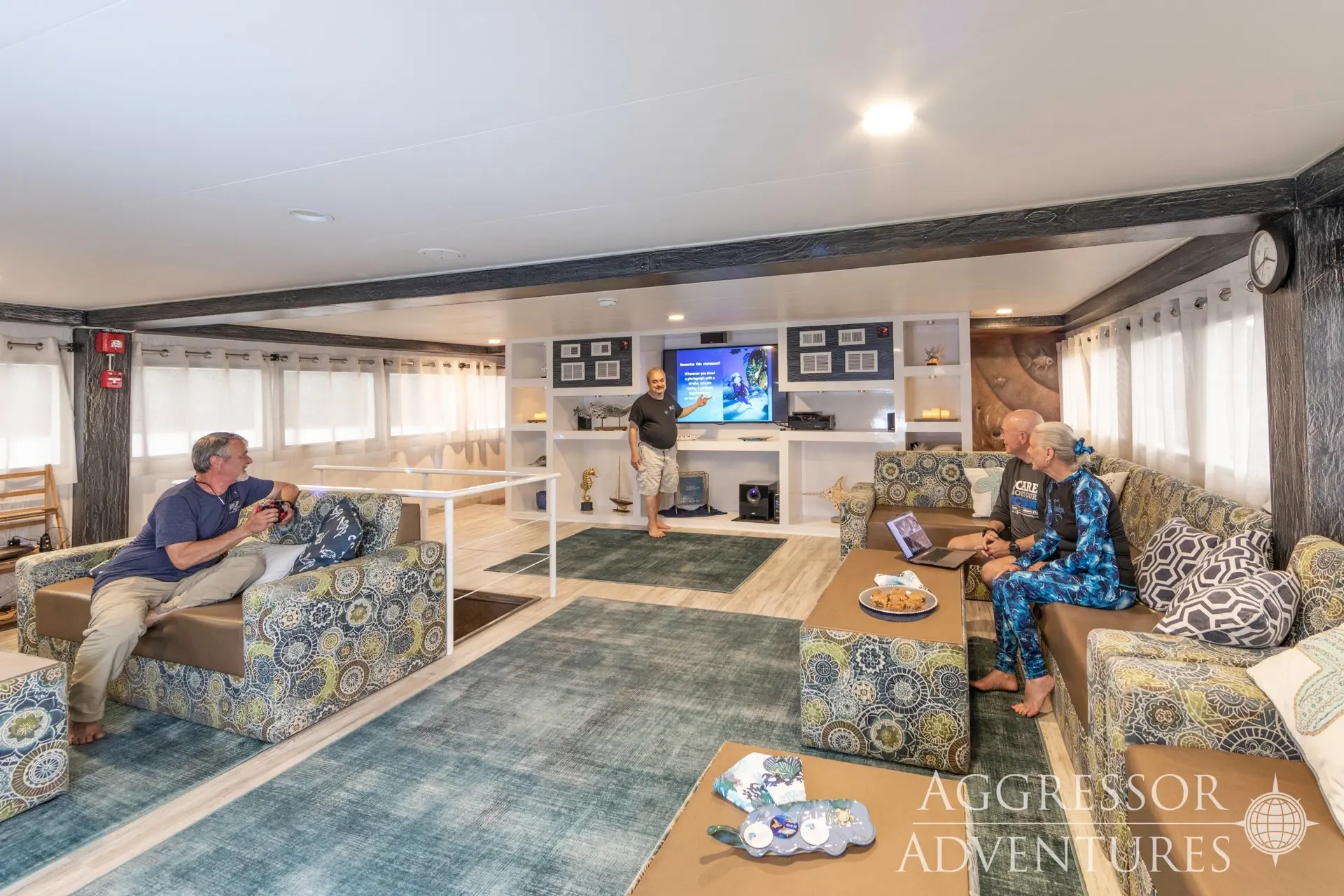 Saloon on Bahamas Aggressor II, Bahamas