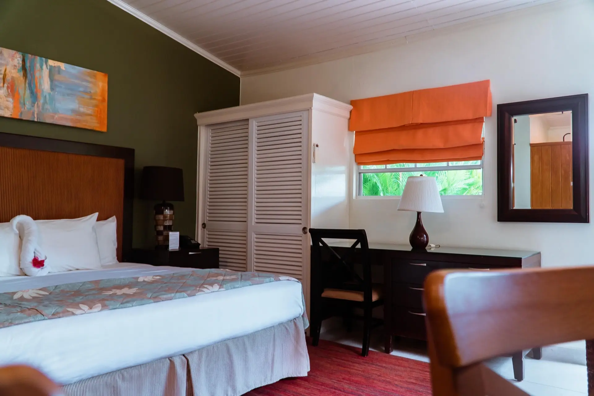 Double bedroom at Blue Horizons Garden Resort in Grenada