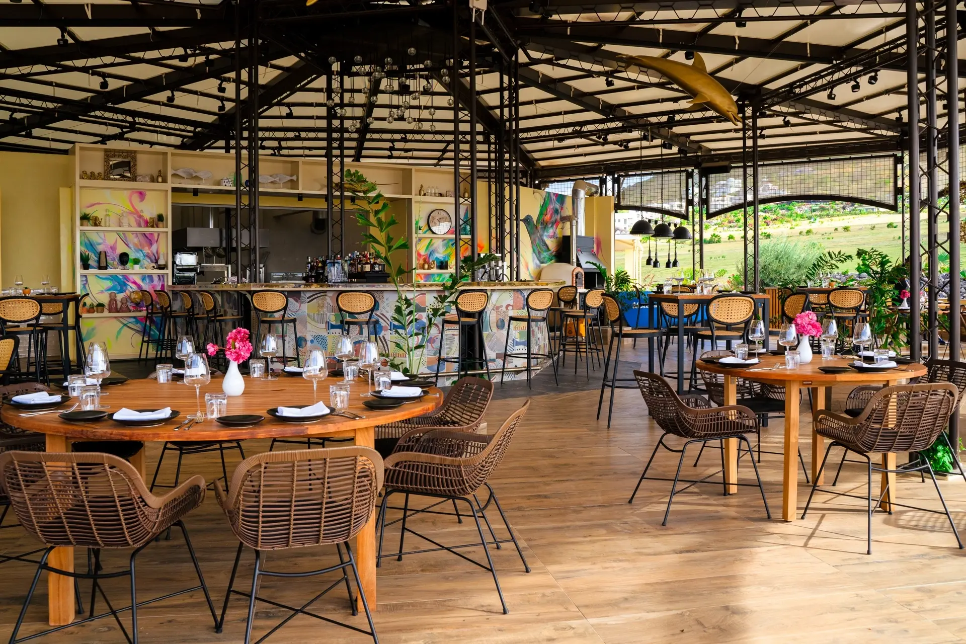 Bobbies bar at Golden Rock Dive & Nature Resort in St Eustatius, the Caribbean