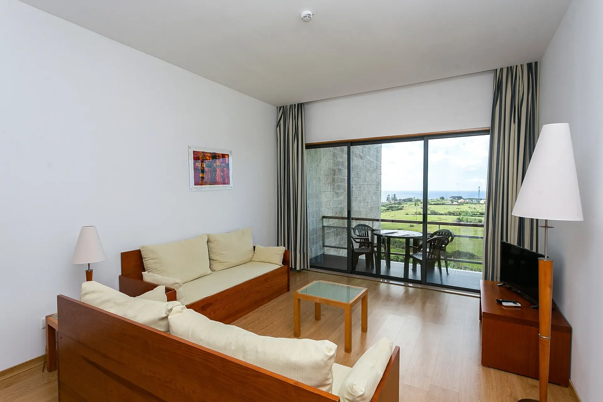 Living room at the apartments at Hotel Colombo in Santa Maria, the Azores