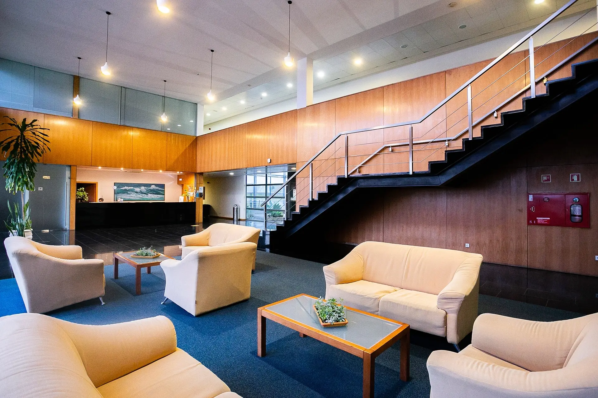 Reception at Hotel Colombo in Santa Maria, the Azores