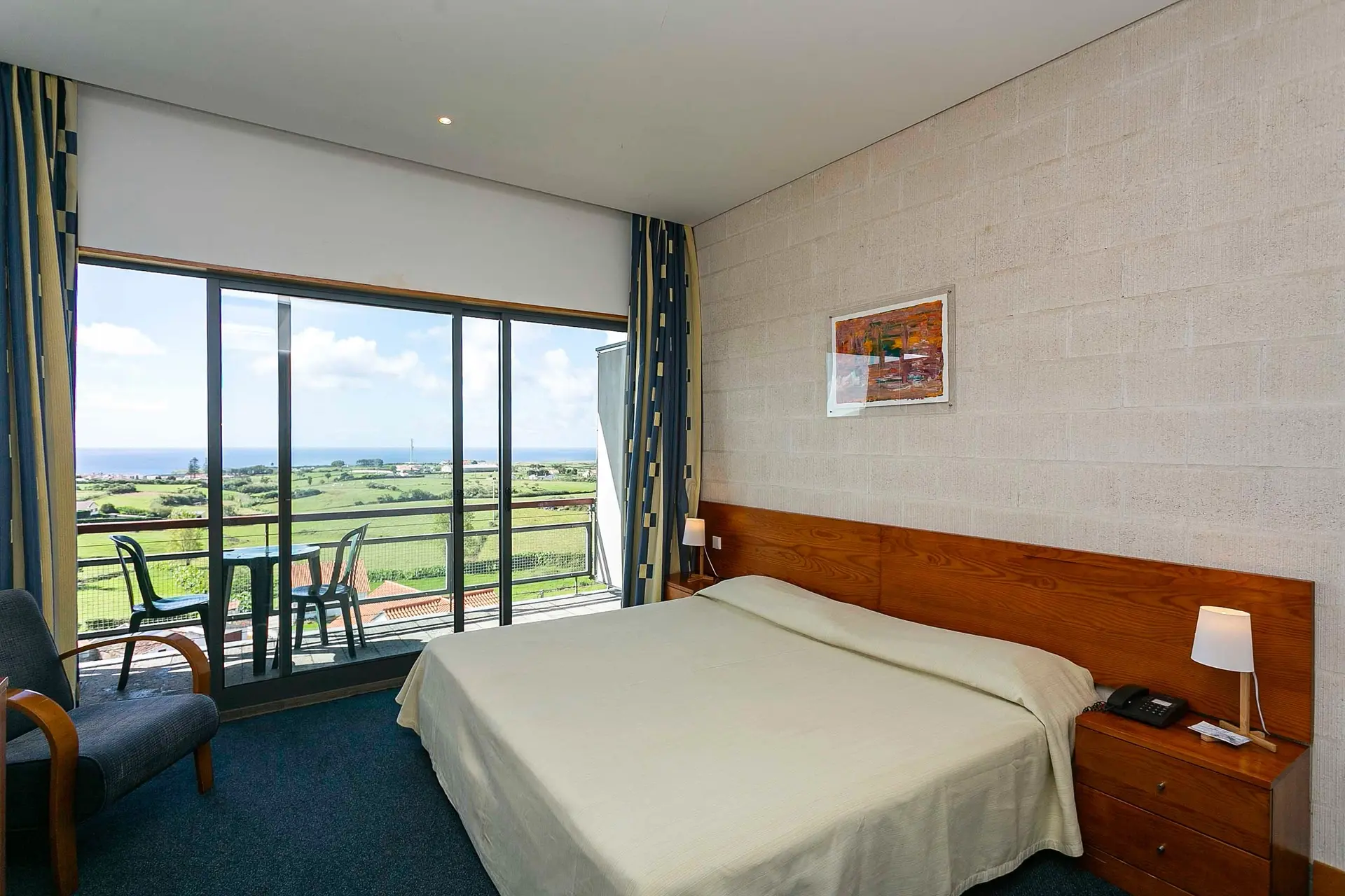 Double bedroom at Hotel Colombo in Santa Maria, the Azores