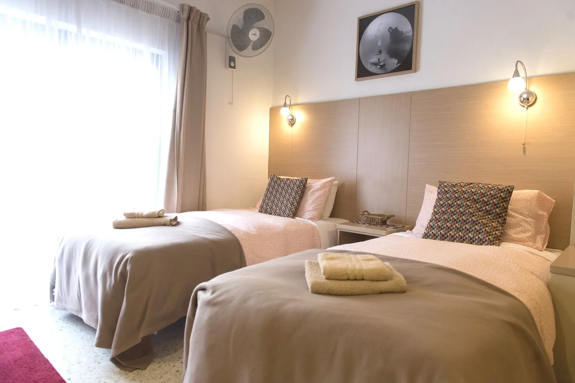 Twin room at Sands Apartments in Malta