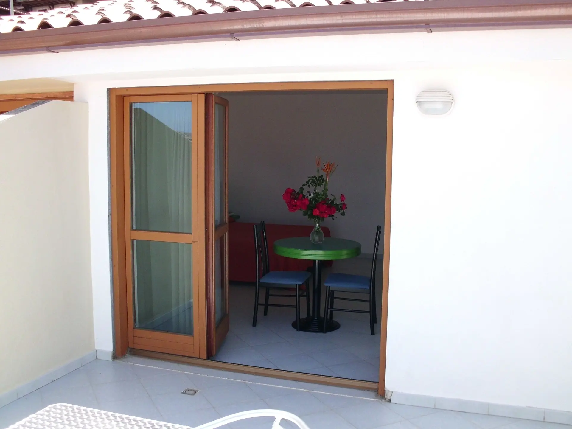 Balcony at Hotel Piccada in Sardinia