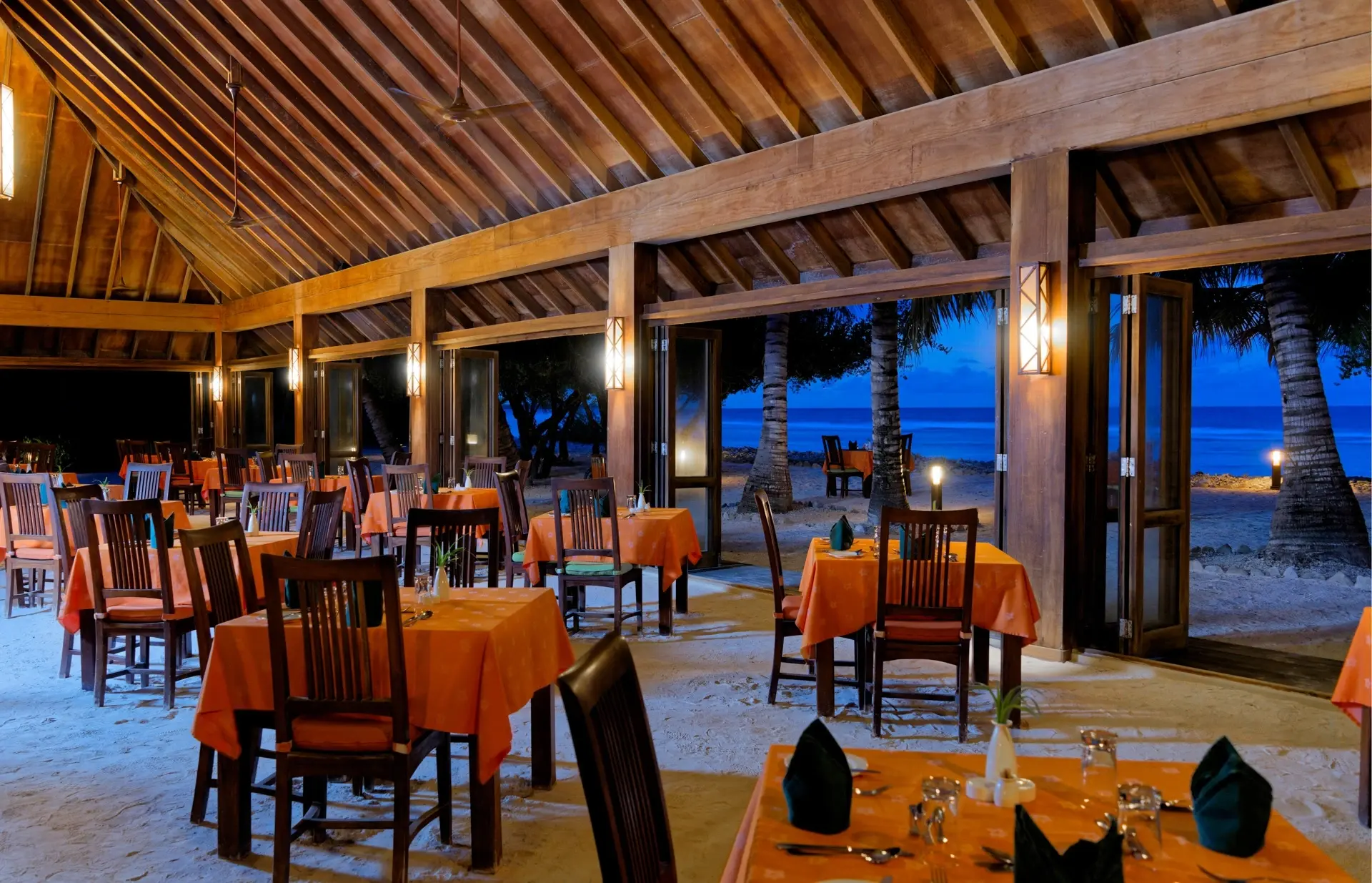 Kilhi restaurant at Canareef Resort in the Maldives