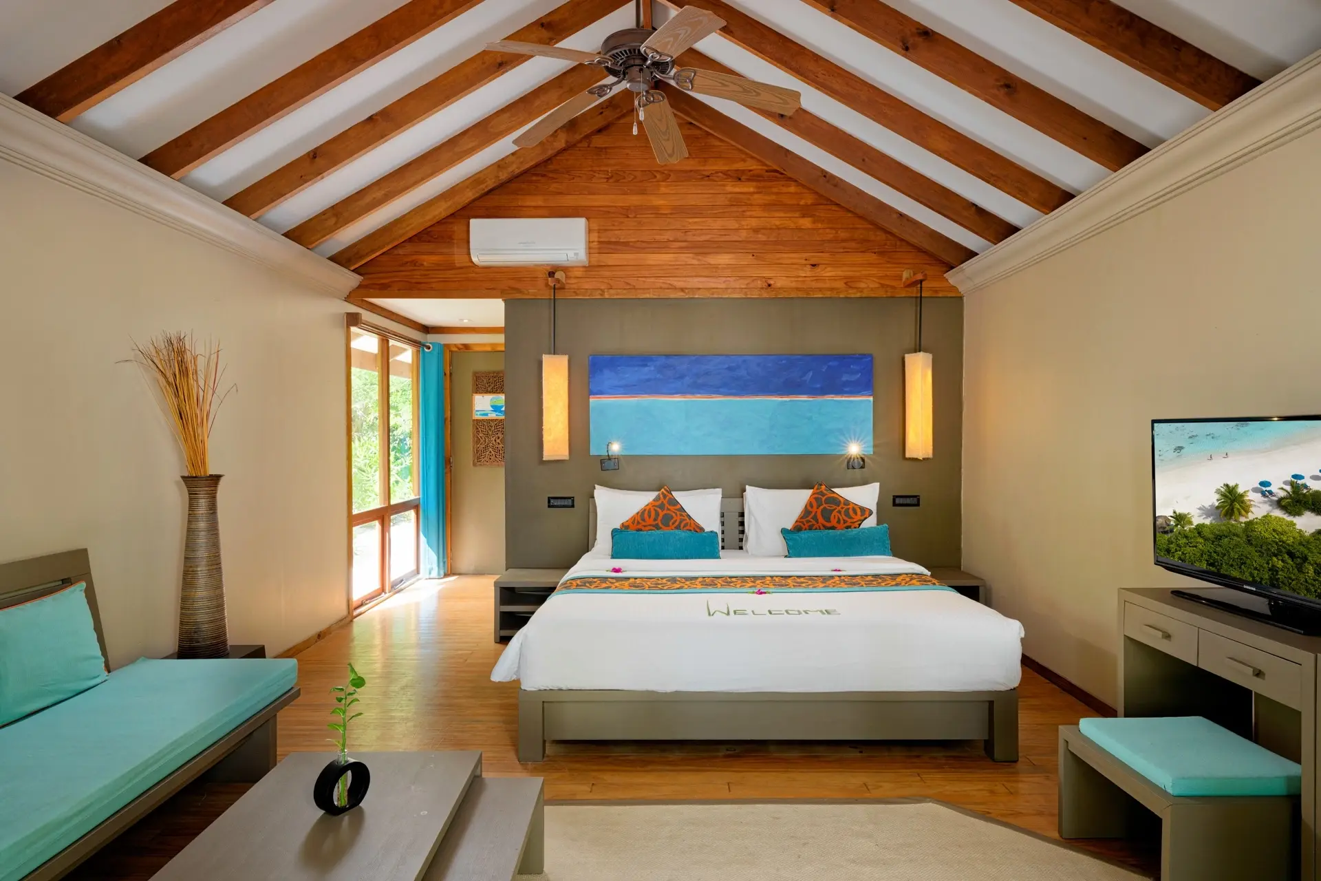 Sunrise & sunset beach villa at Canareef Resort in the Maldives