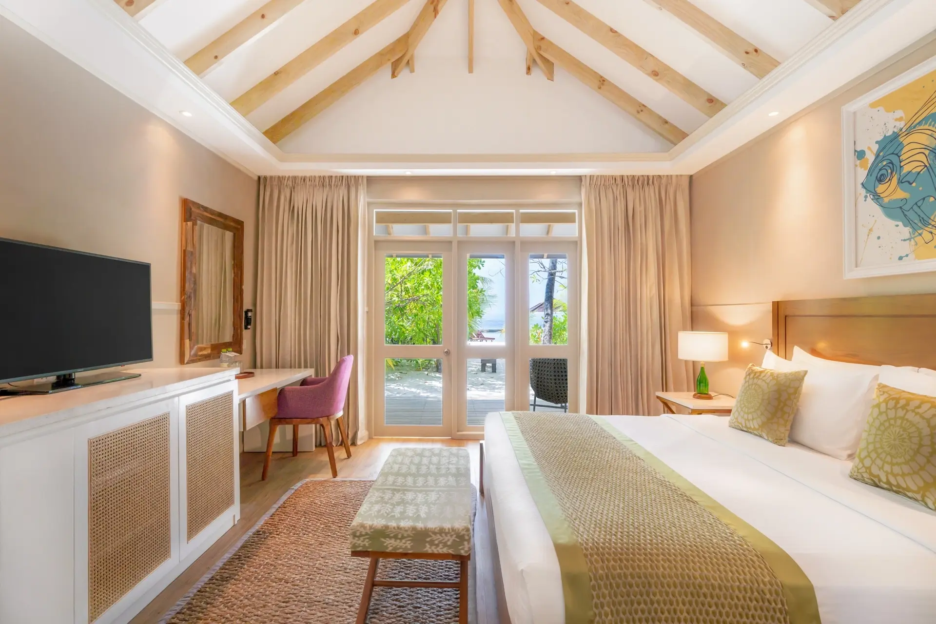 Beach bungalow at Ellaidhoo Maldives by Cinnamon Resort in the Maldives