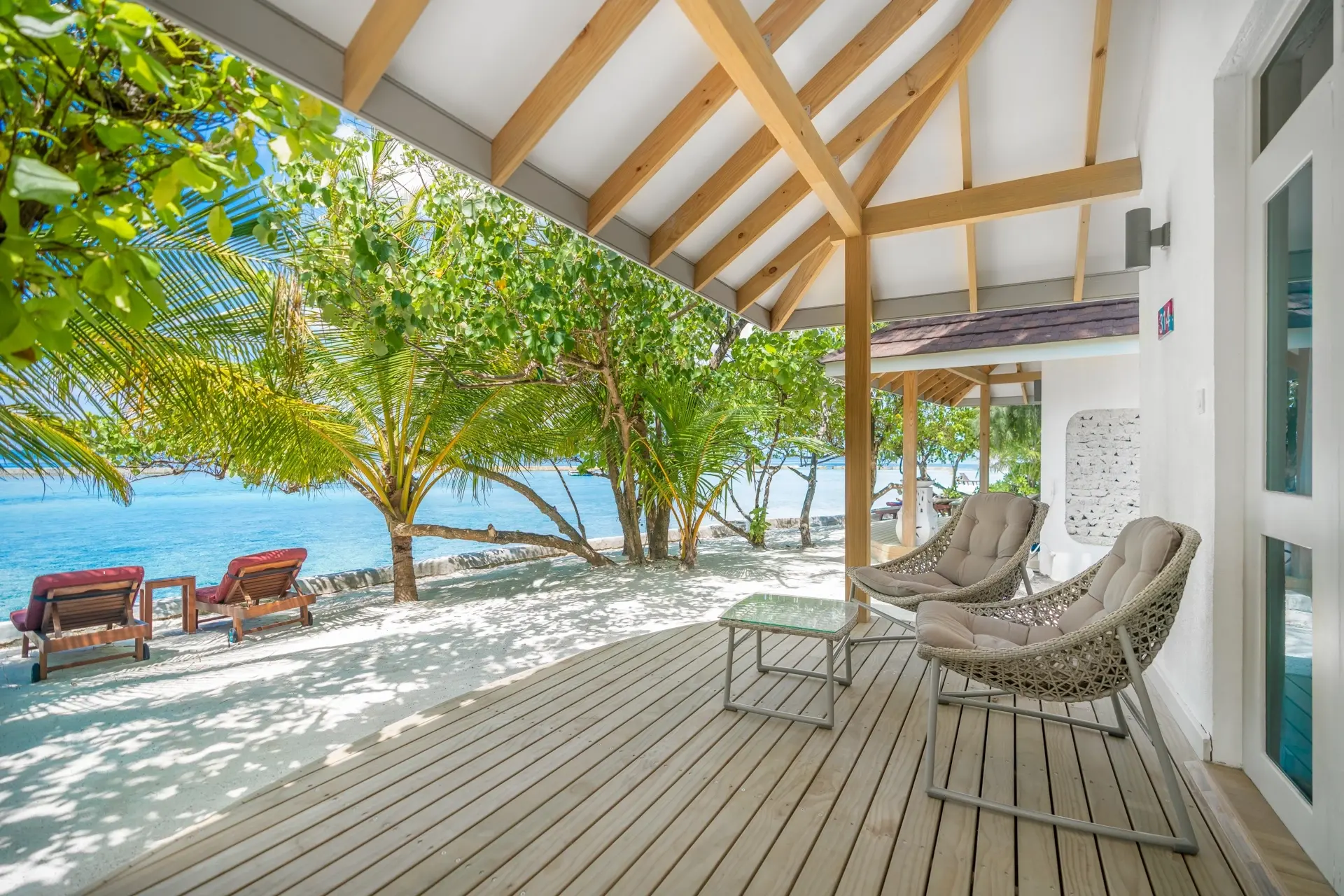 Beach bungalow at Ellaidhoo Maldives by Cinnamon Resort in the Maldives