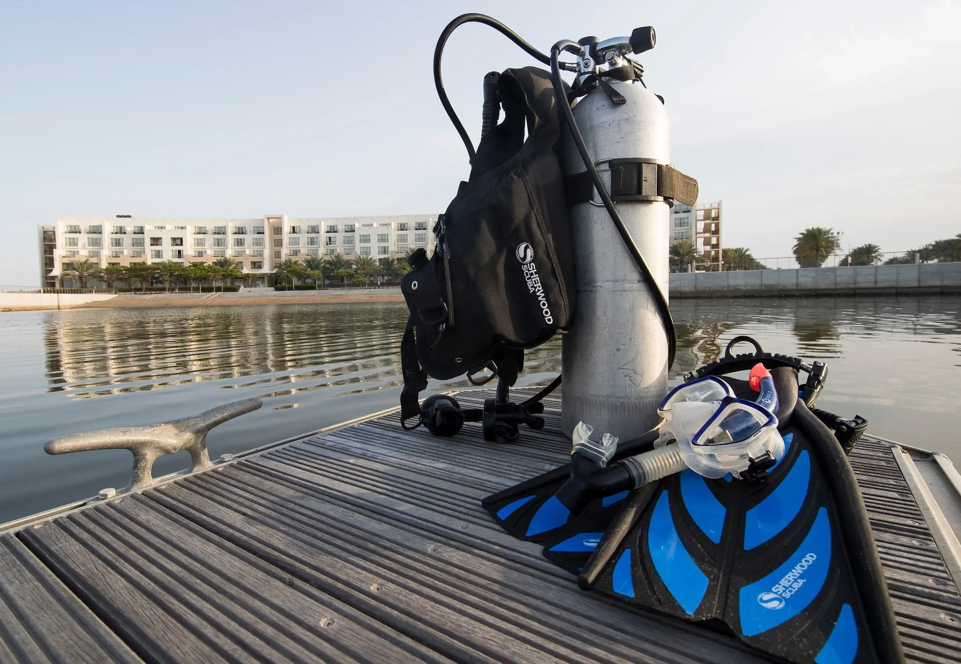 Sea Oman dive centre at Barcelo Mussanah Resort in Oman