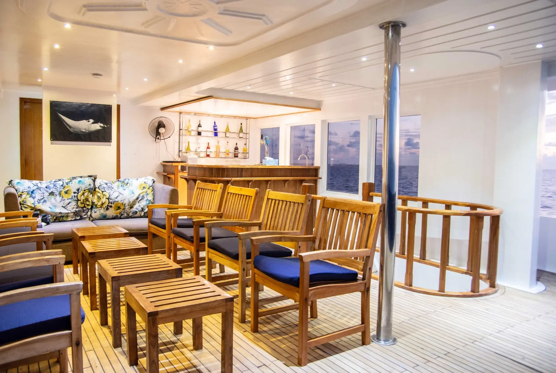 Bar on Emperor Virgo, Maldives