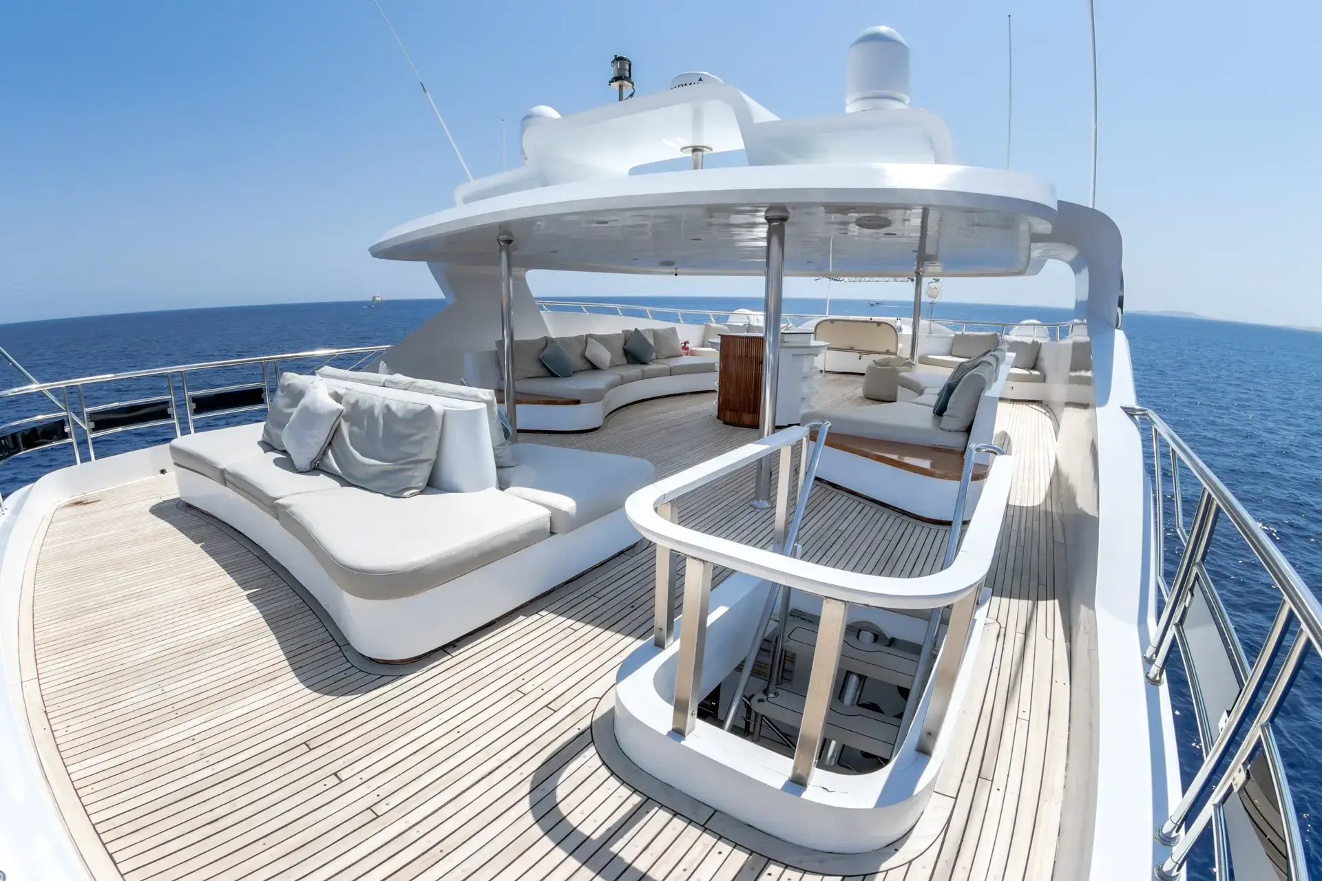 Sun deck on Eriny, Red Sea.