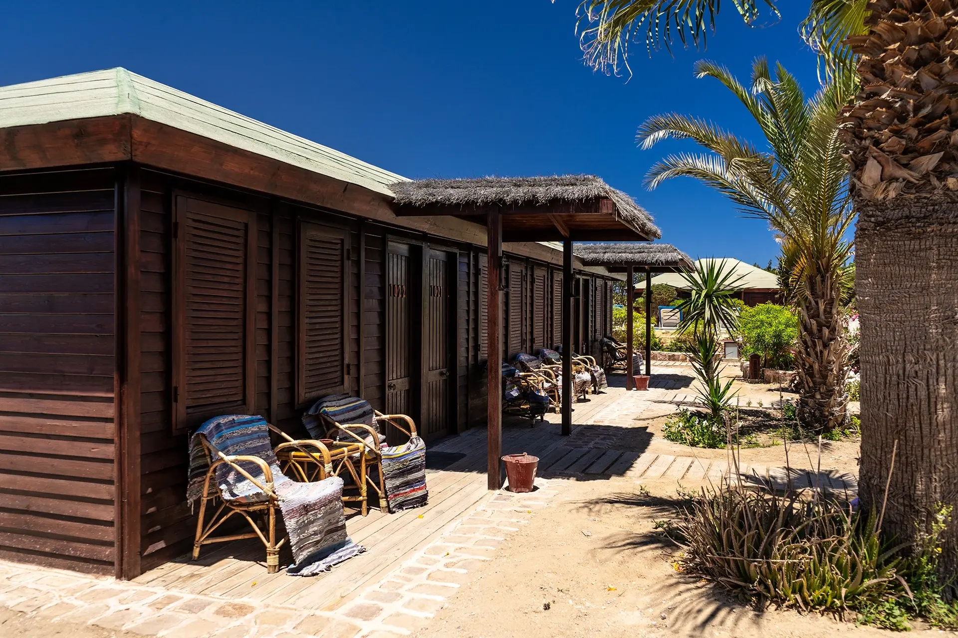 Rooms at Abu Dabbab Diving Lodge in Egypt