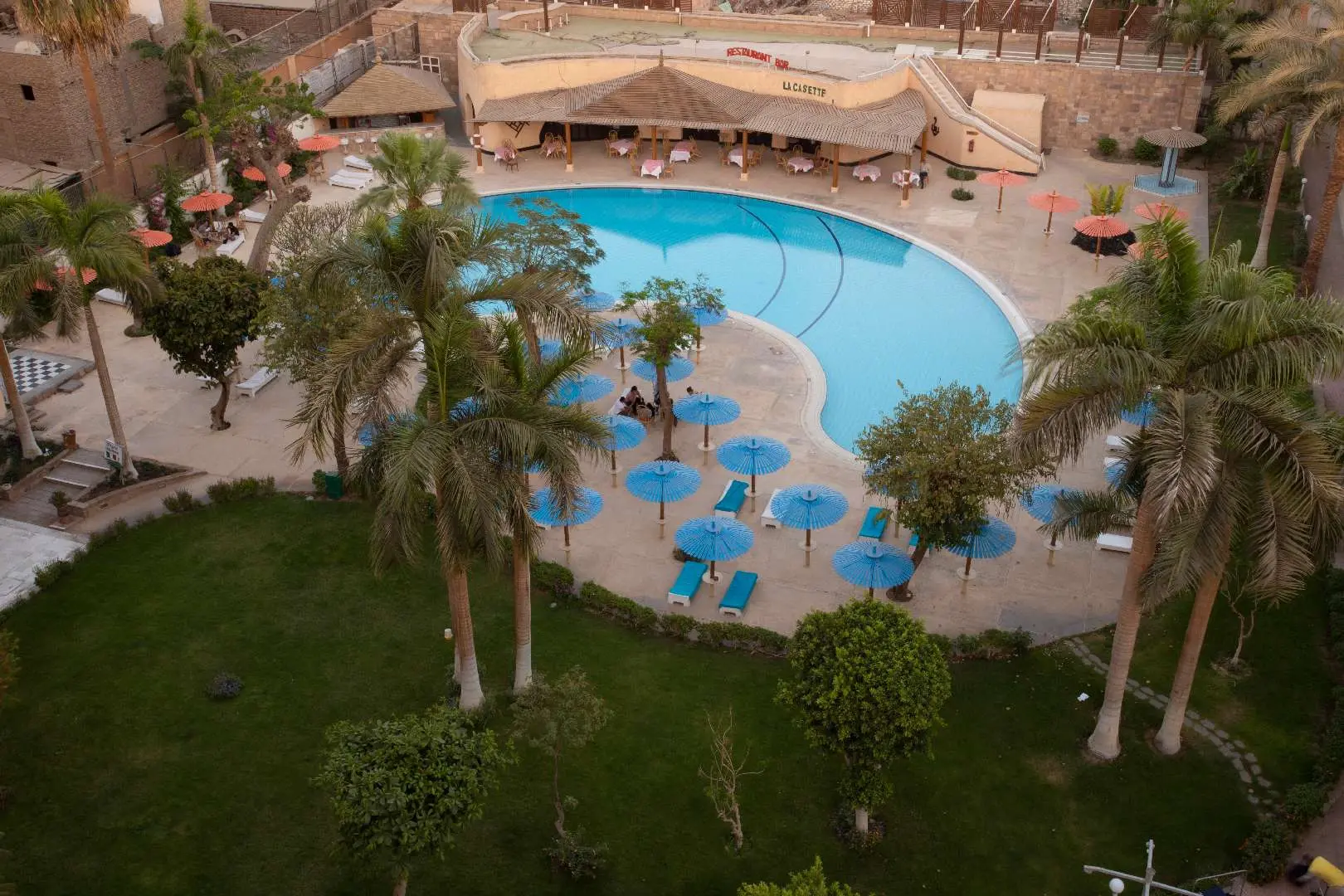 Swimming pool at Aracan Eatabe Luxor Hotel in Egypt