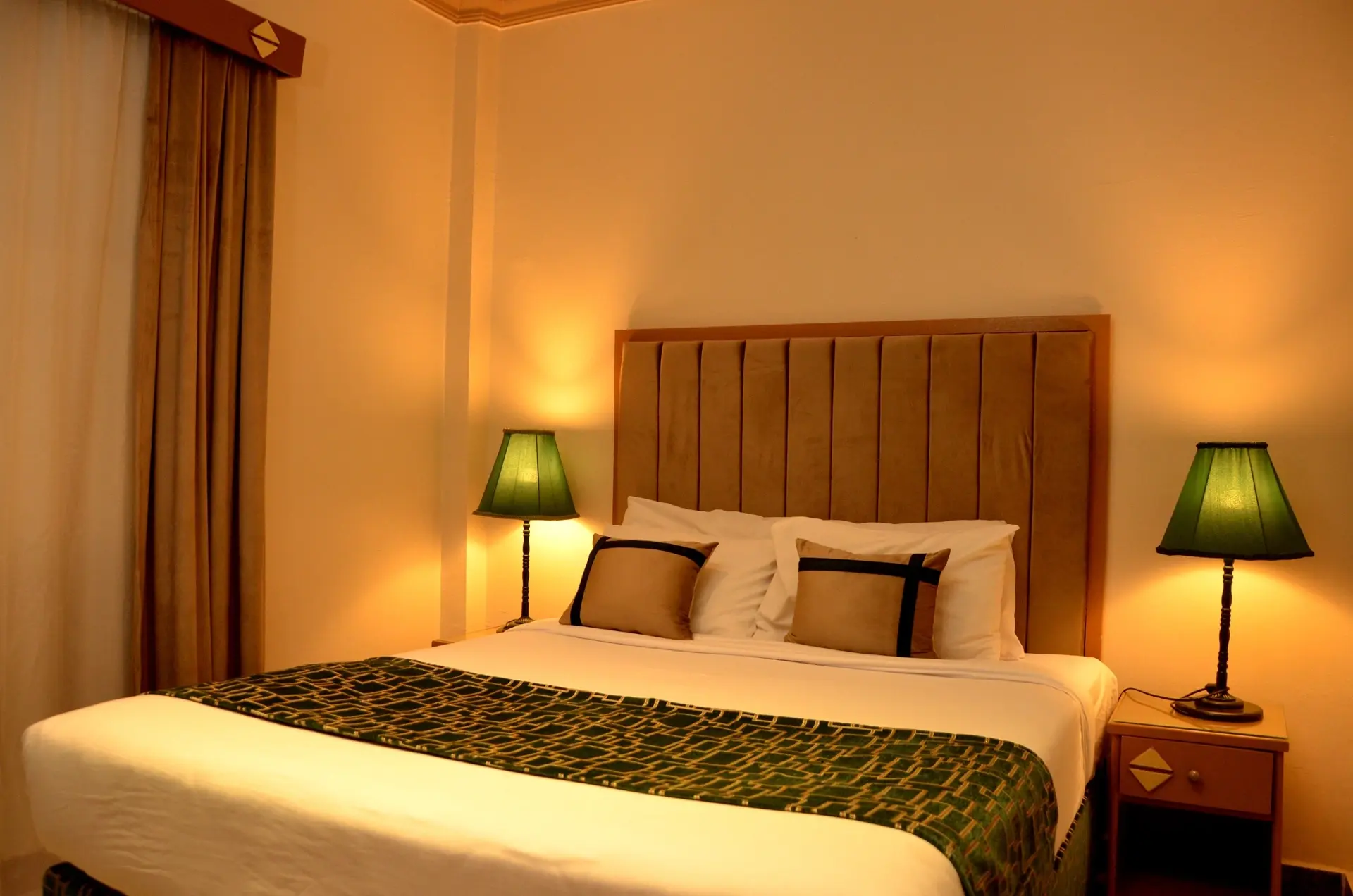 Double room at Dive Inn Hotel in Ras Um Sid, Sharm El Sheikh, Egypt