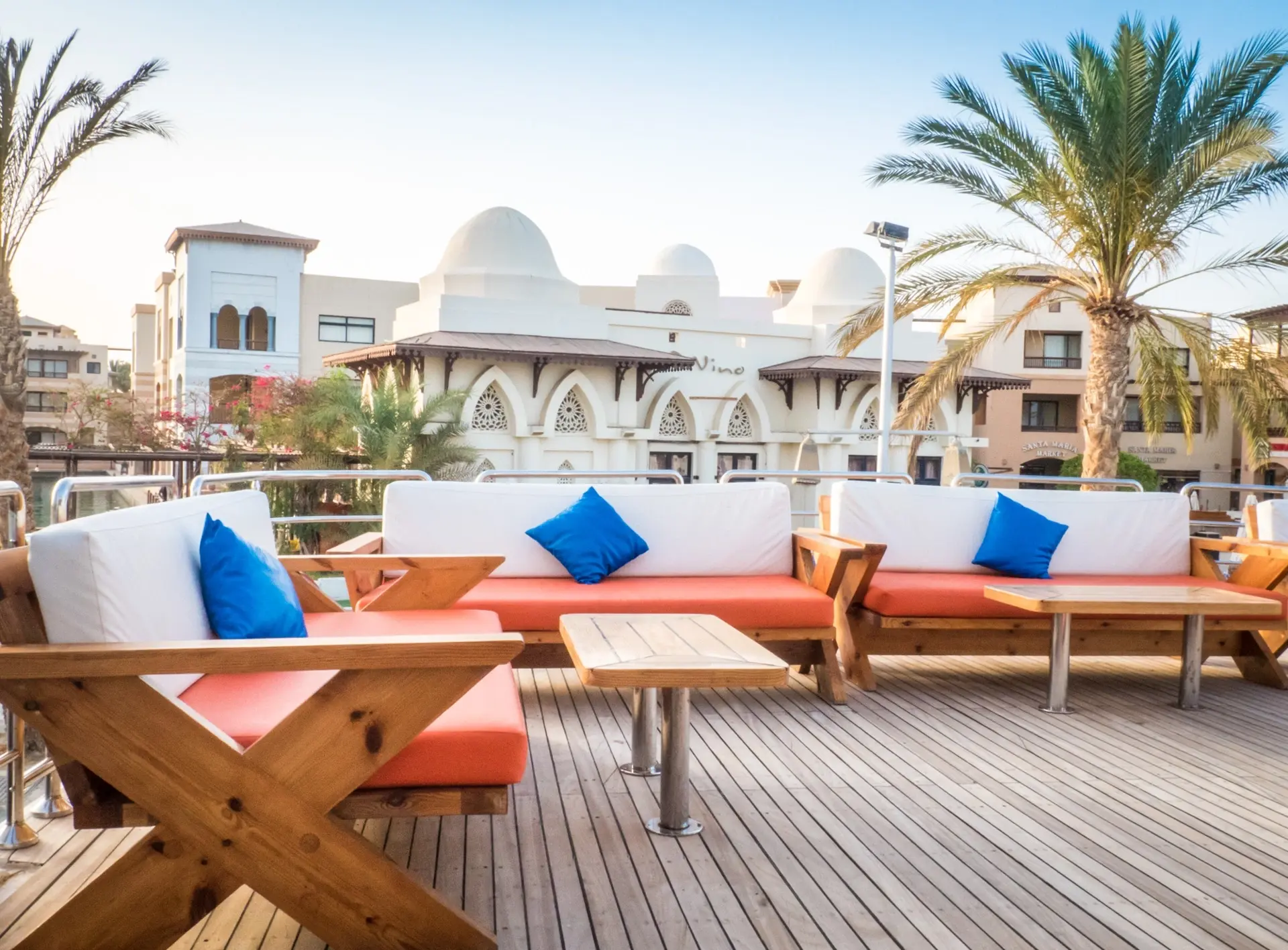 Upper deck on Emperor Elite, Egypt