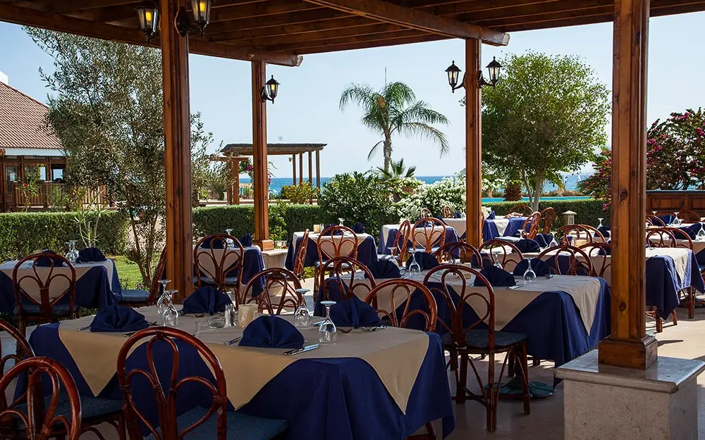 Restaurant at Lahami Bay Beach Resort in Hamata, Egypt