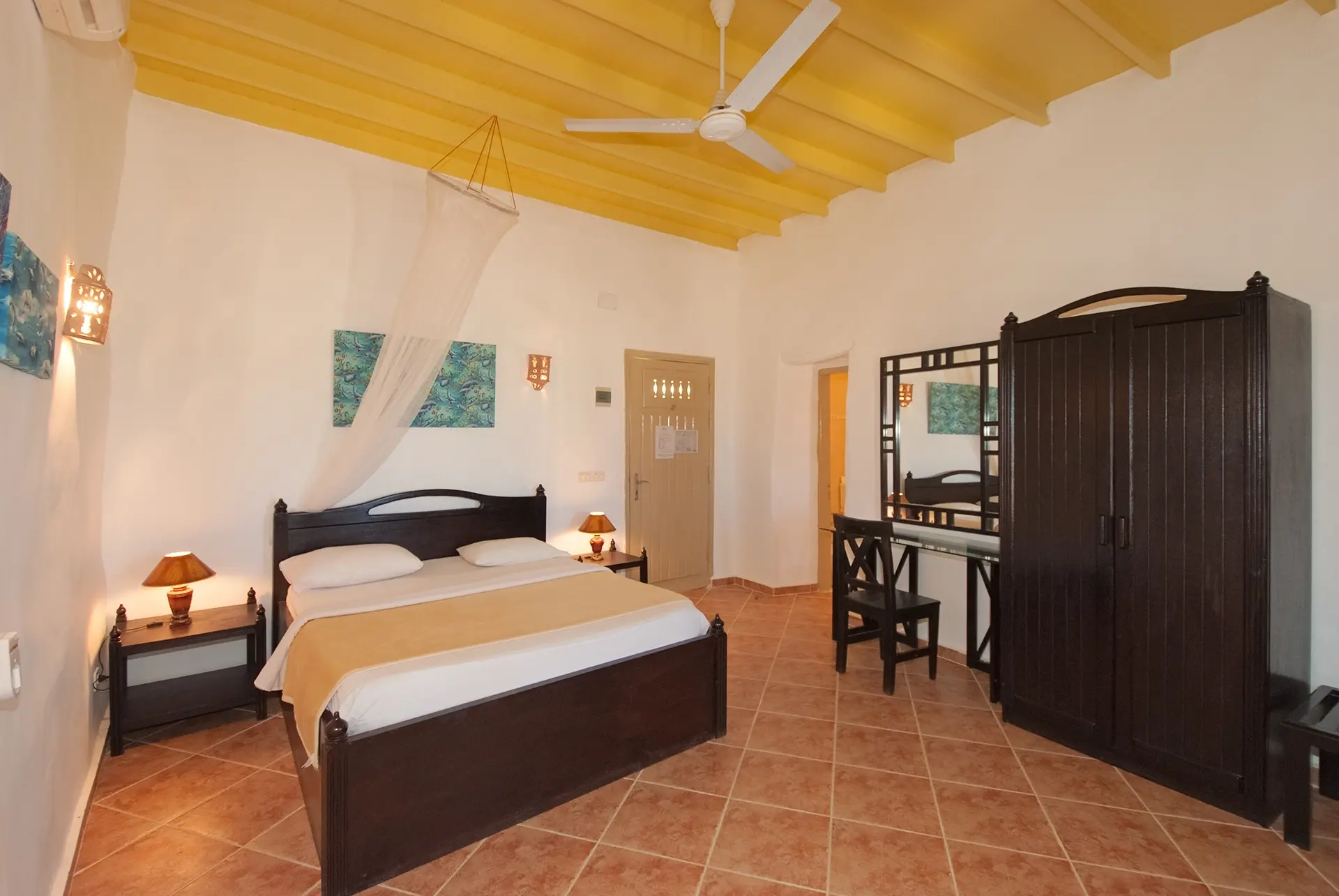 Standard double chalet at Oasis Dive Resort in Marsa Alam, Egypt