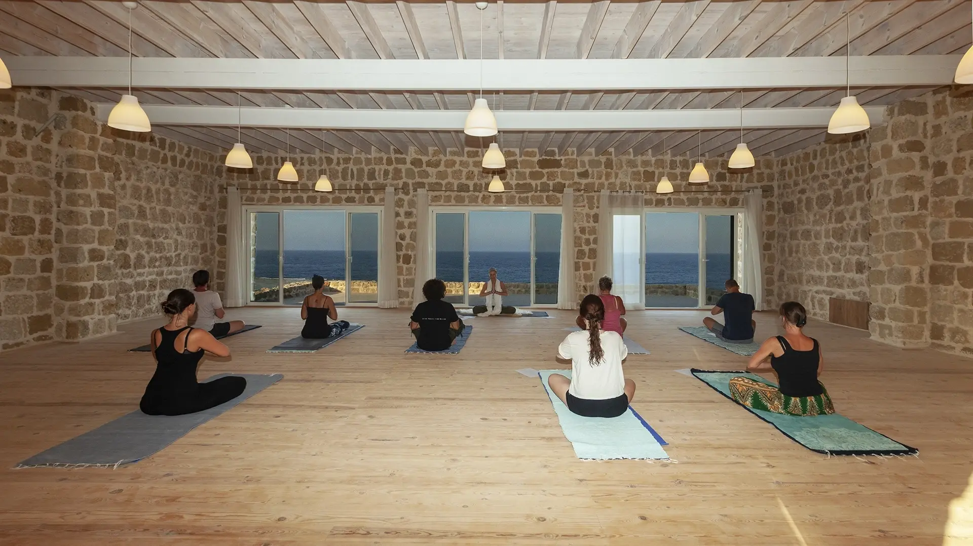 Yoga studio at Oasis Dive Resort in Marsa Alam, Egypt