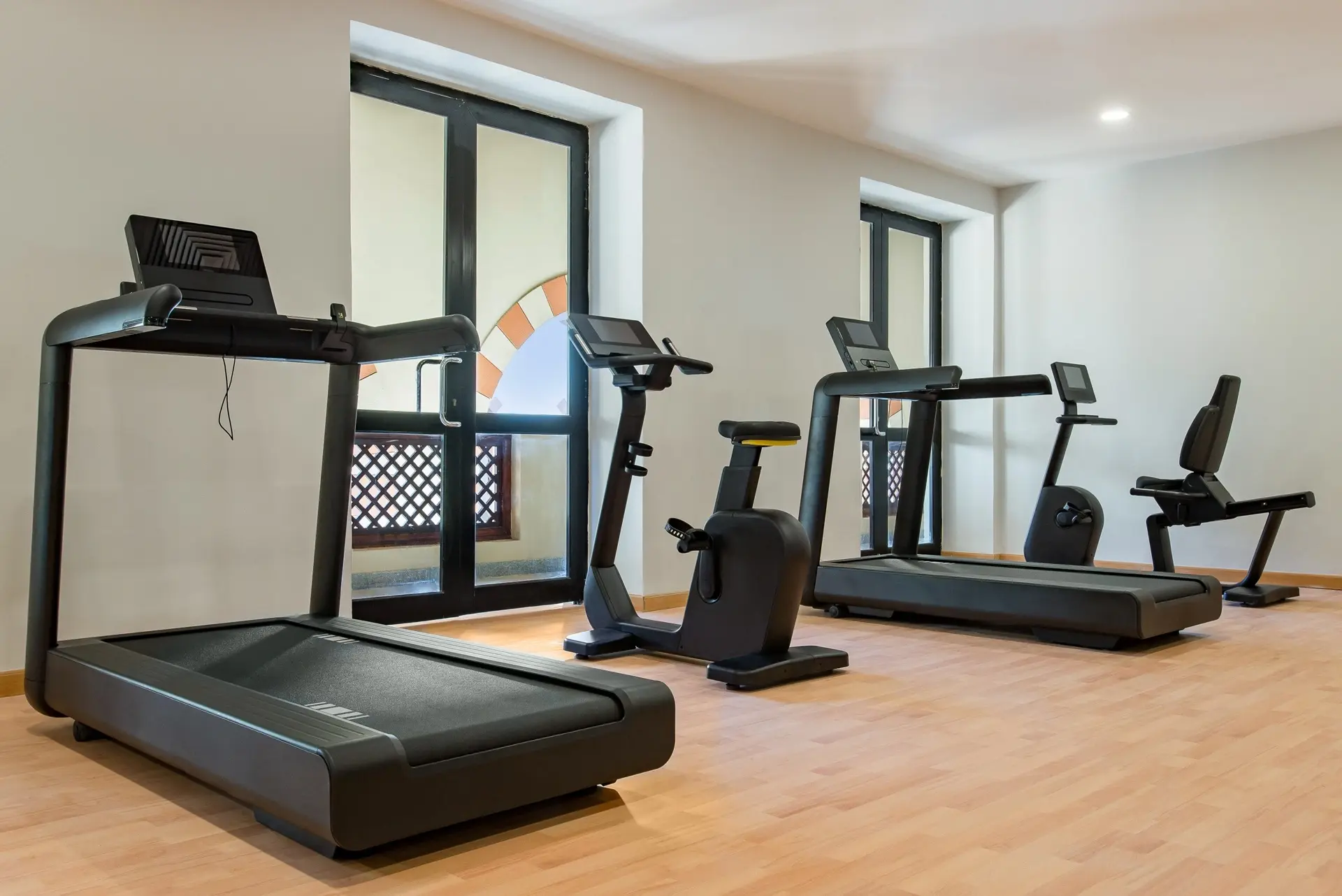 Gym at Radisson Marina Resort in Port Ghalib, Egypt