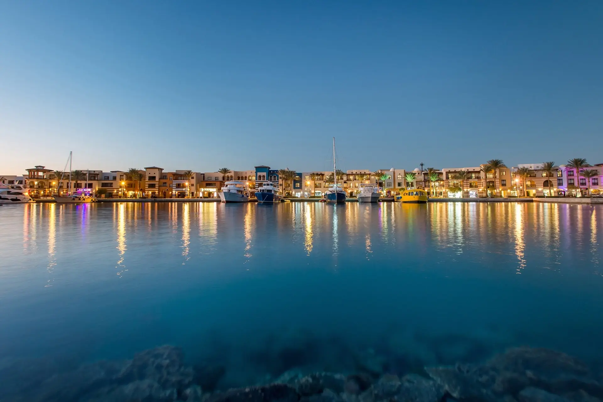 Marina at Radisson Marina Resort in Port Ghalib, Egypt