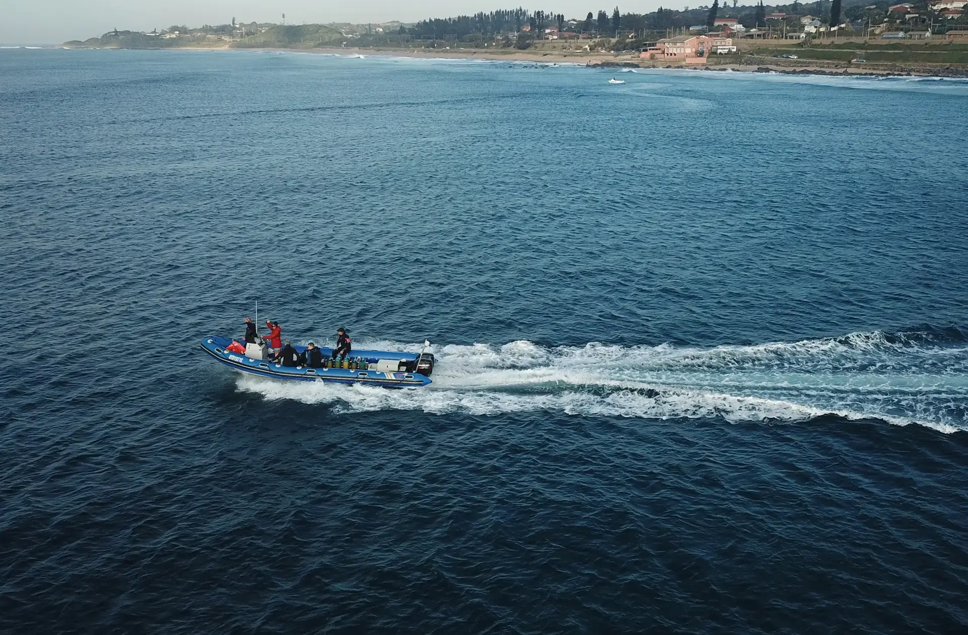 Boat tip in South Africa