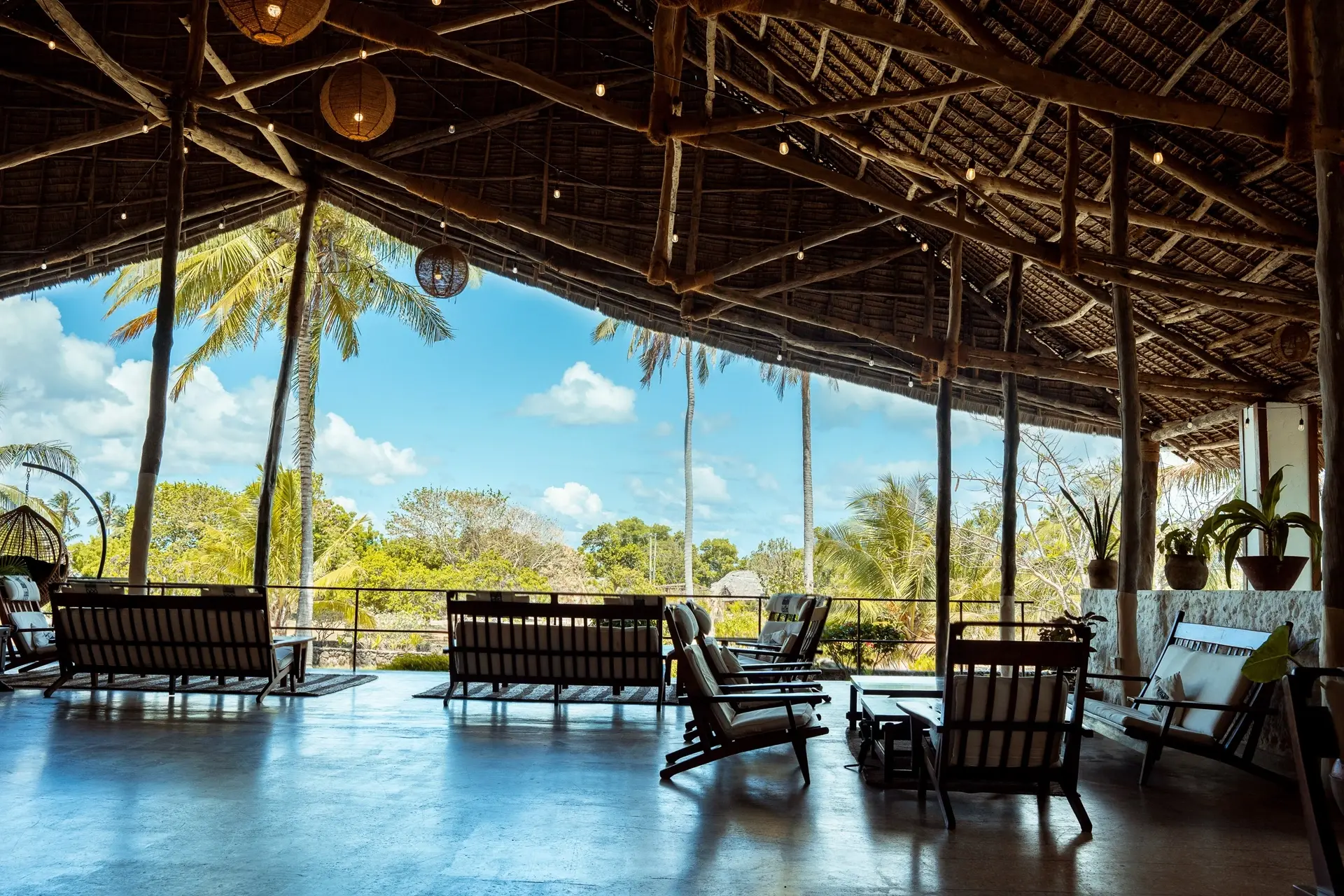 Lounge at Basecamp Mafia Island Eco Resort in Tanzania